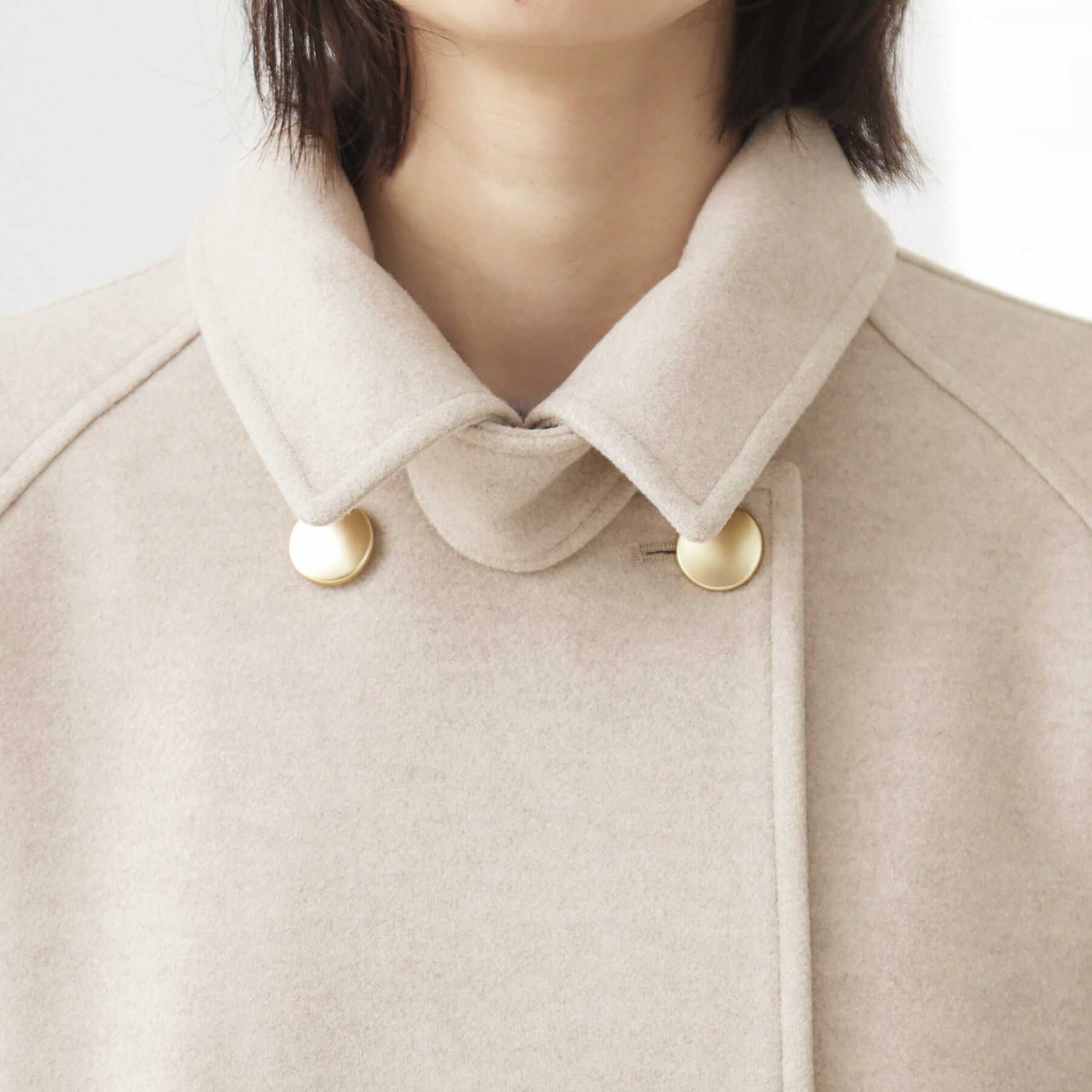 THE SHOP TK「クラシカルな装い ウールライクスタンドカラーコート」|その他|