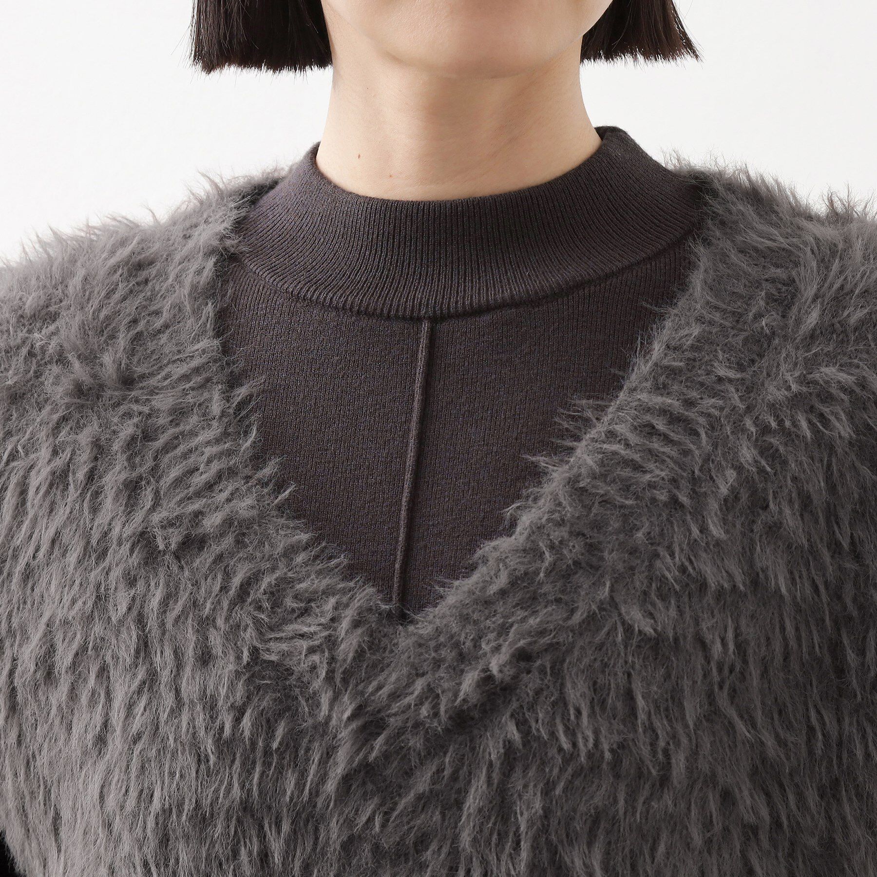 THE SHOP TK「優秀ふわふわベスト＆ニットワンピース【毛玉になりにくい/静電気防止/洗える】」|ワンピース|