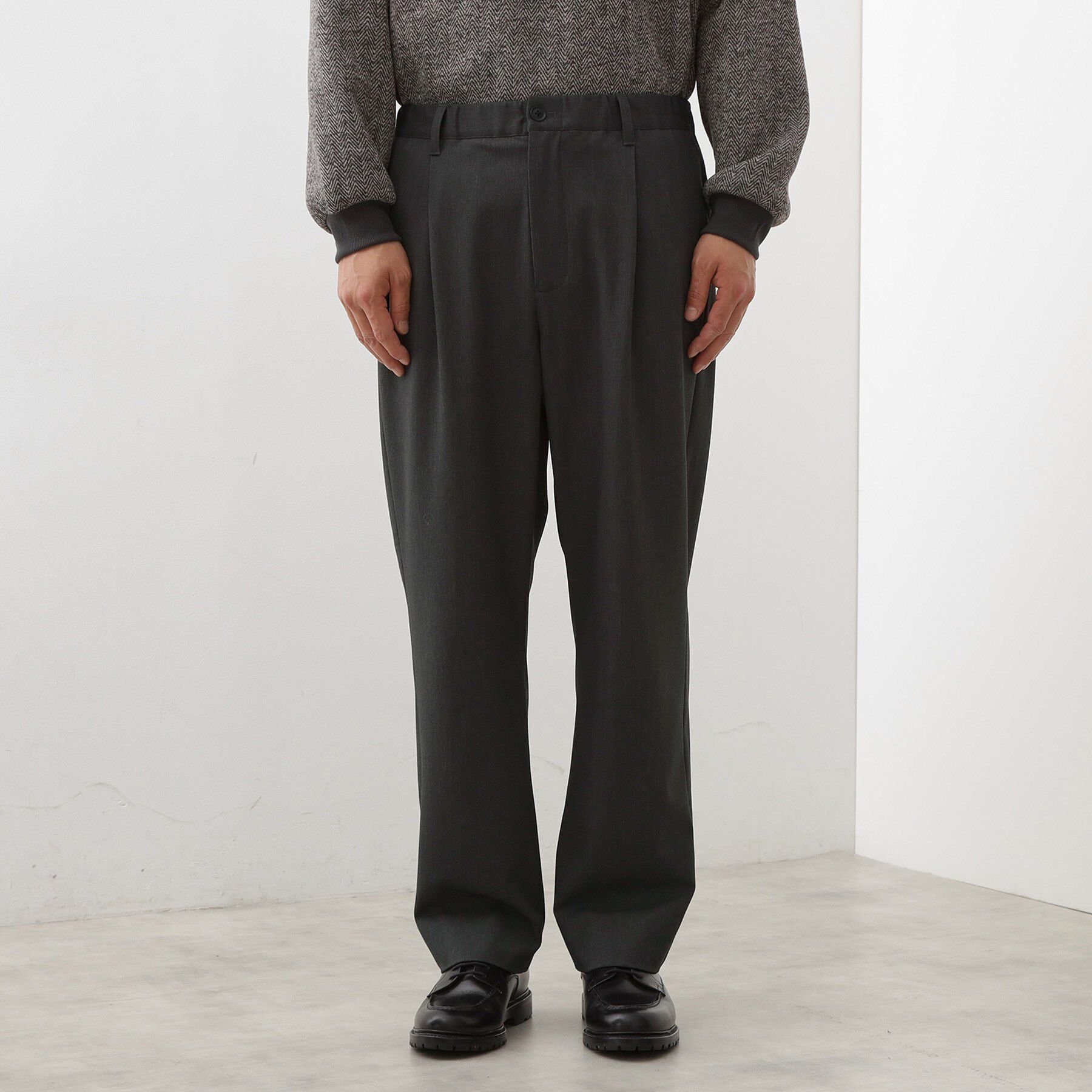 THE SHOP TK「セミワイドイージーパンツWARM 洗濯機OK／裏起毛／ストレッチ」|その他|