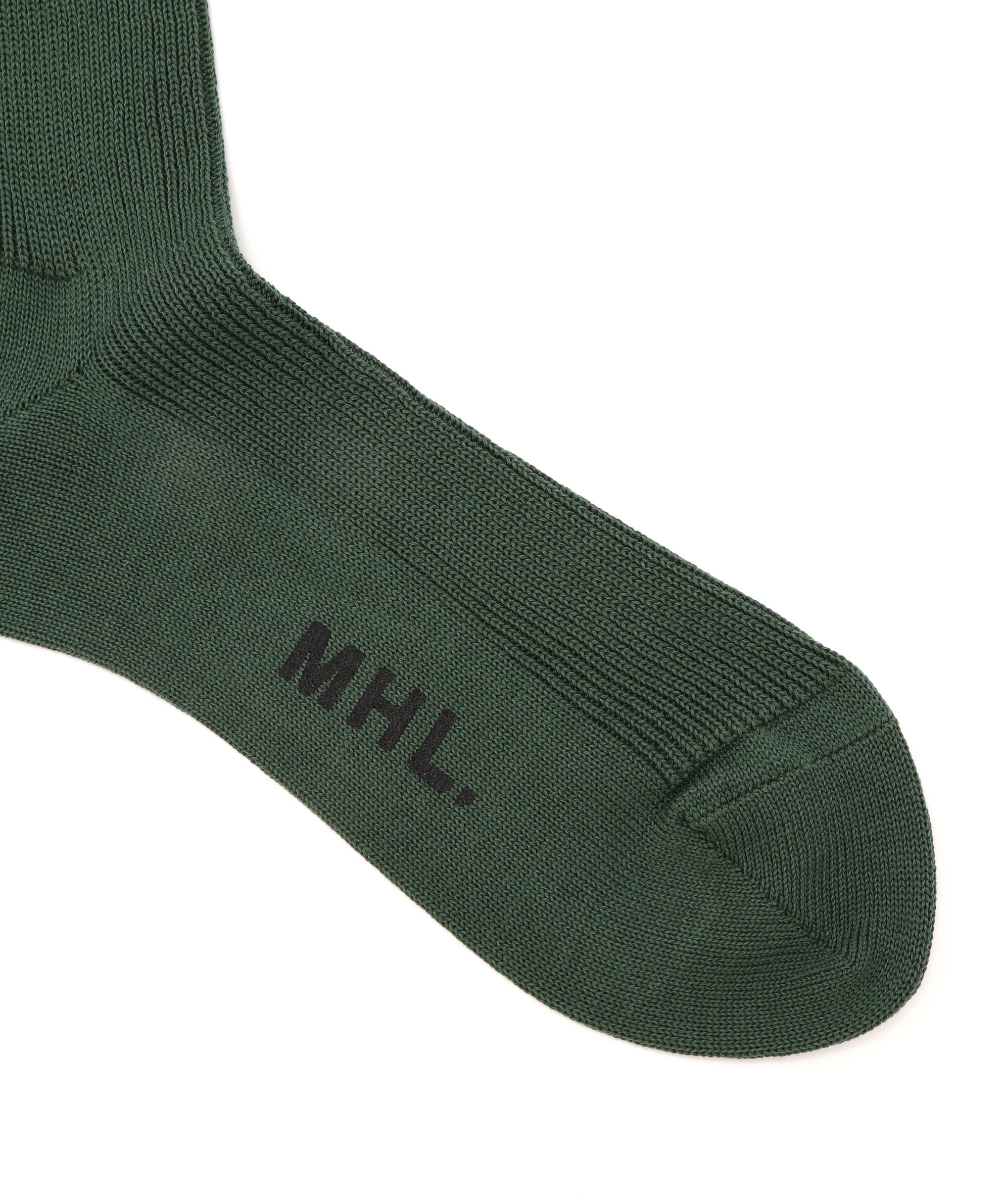 MHL.「FINE COTTON RIB SOCKS」|ソックス|