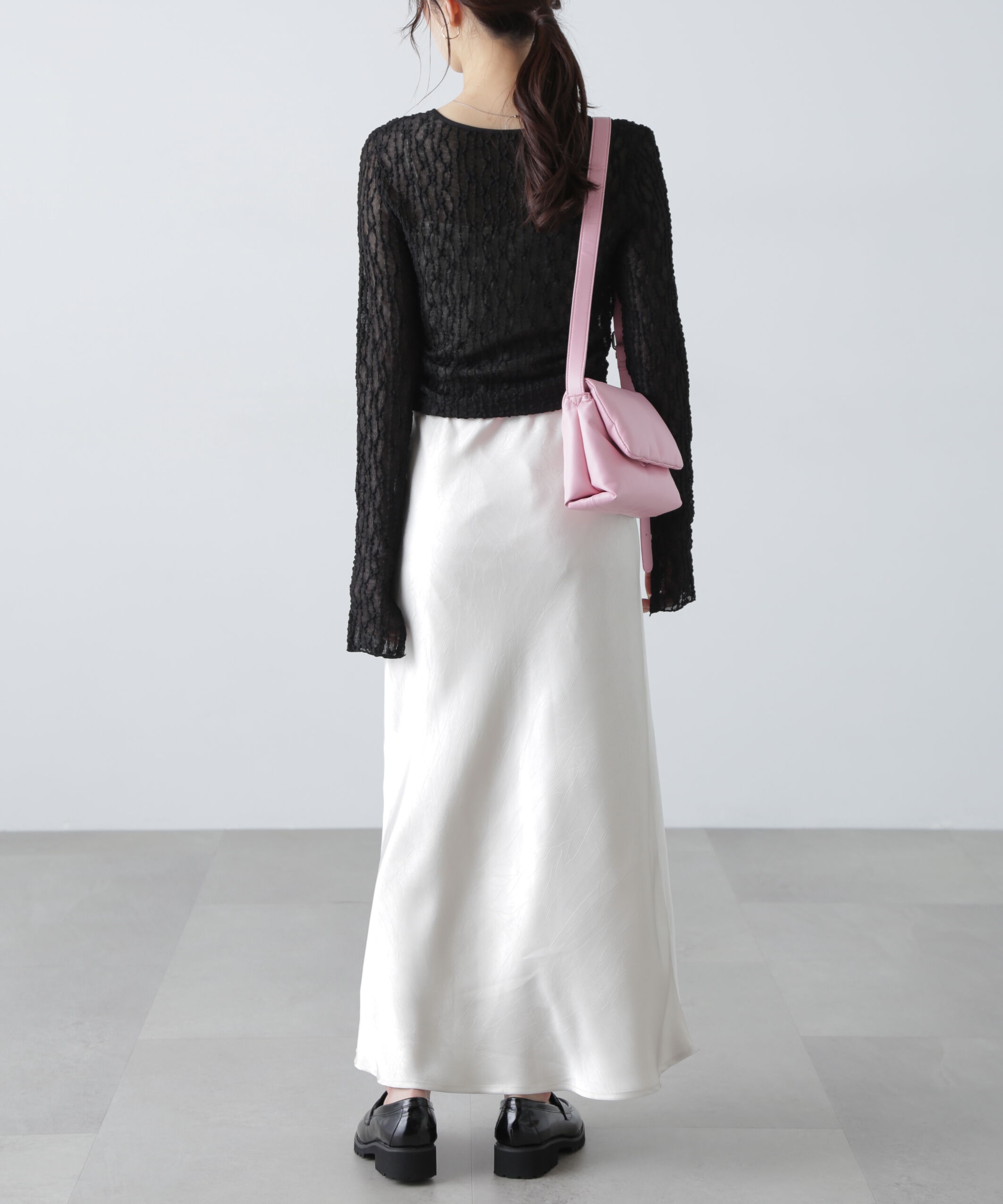  「シアーレースドロストカーディガン」|Tシャツ・カットソー|