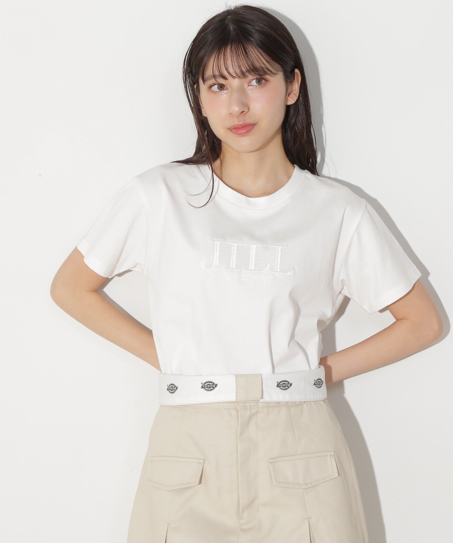  「刺繍ロゴTシャツオーガニックコットン」|Tシャツ・カットソー|