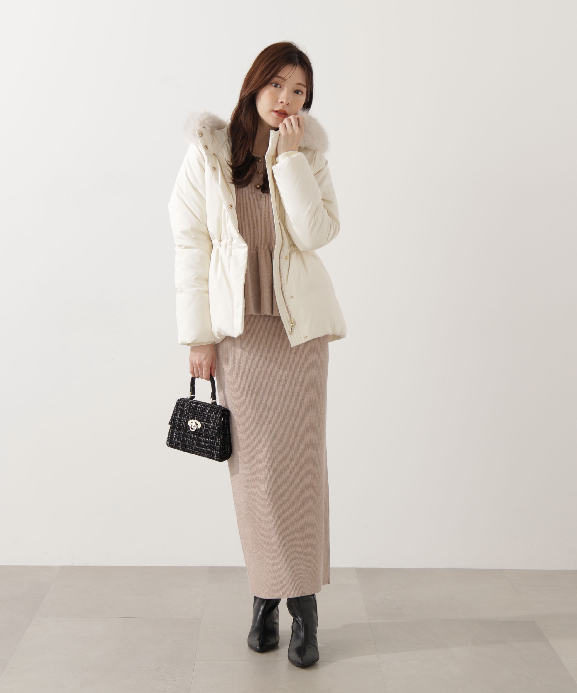 PROPORTION BODY DRESSING「ウエストマークショートダウン 25AW」|ブルゾン・スタジャン|