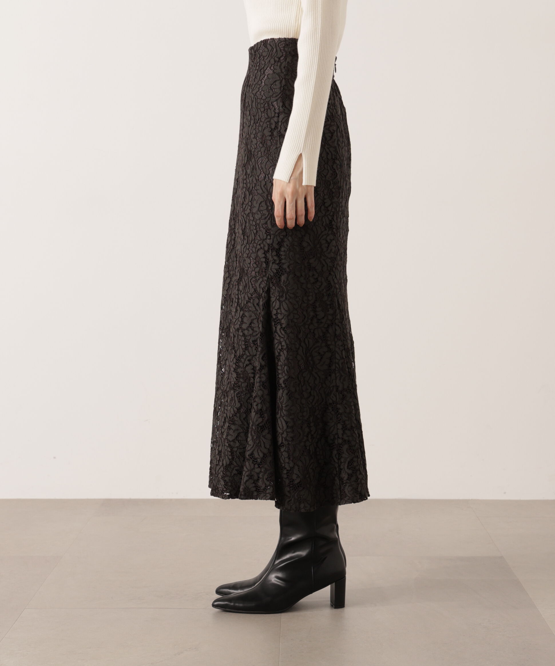 PROPORTION BODY DRESSING「レースマーメイドスカート 25AW」|スカート|