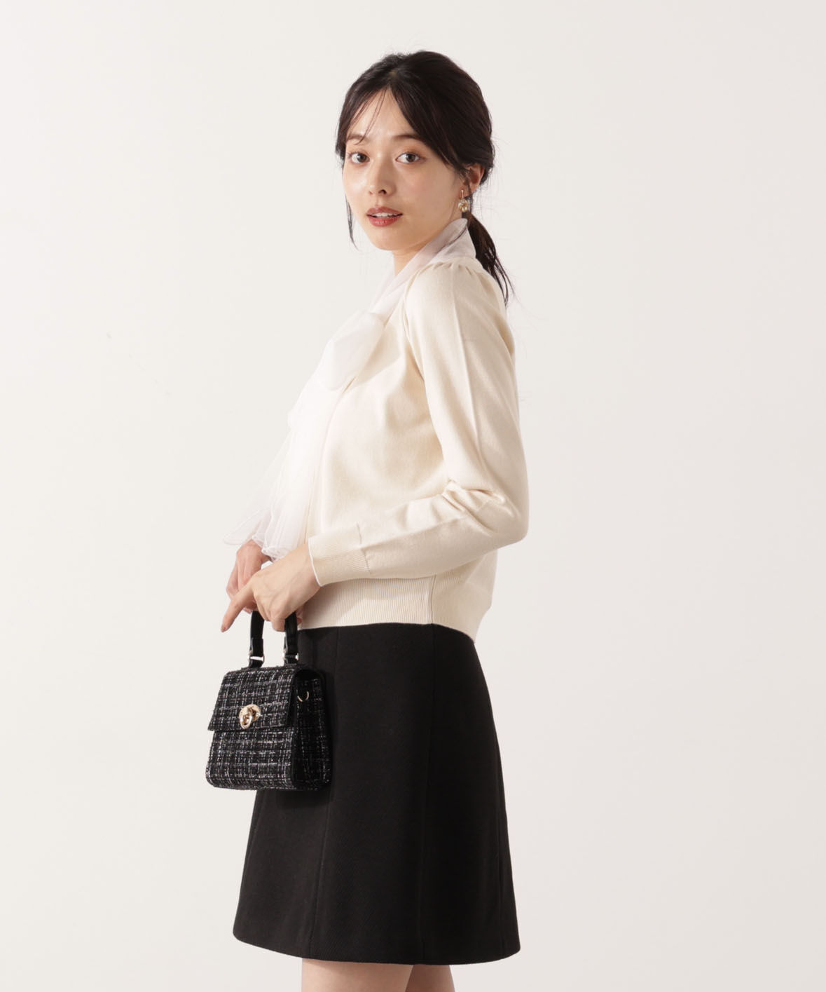 PROPORTION BODY DRESSING「《EDIT COLOGNE》台形ミニスカート 25AW」|スカート|