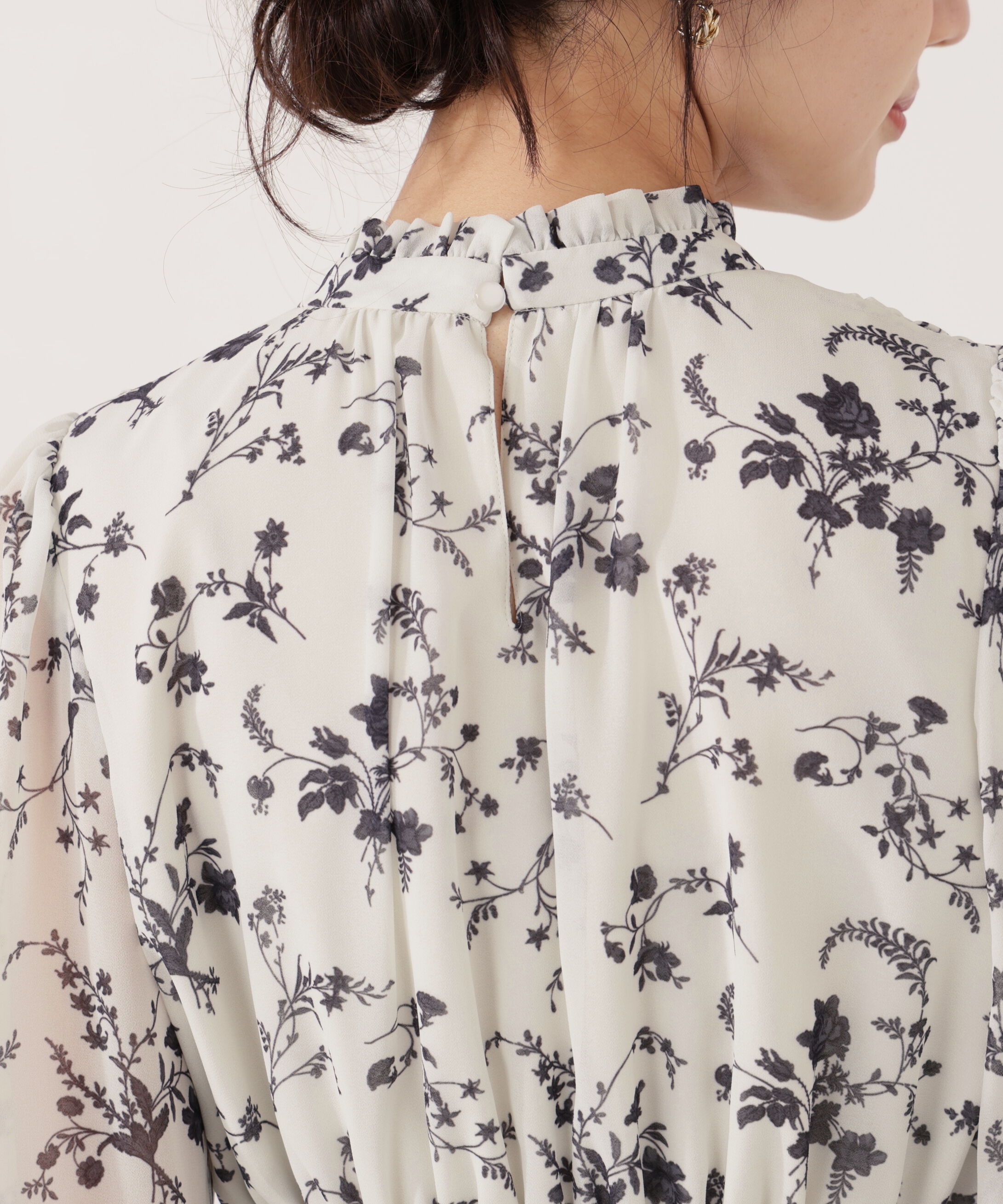 PROPORTION BODY DRESSING「花柄プリーツワンピース 25AW」|ワンピース|