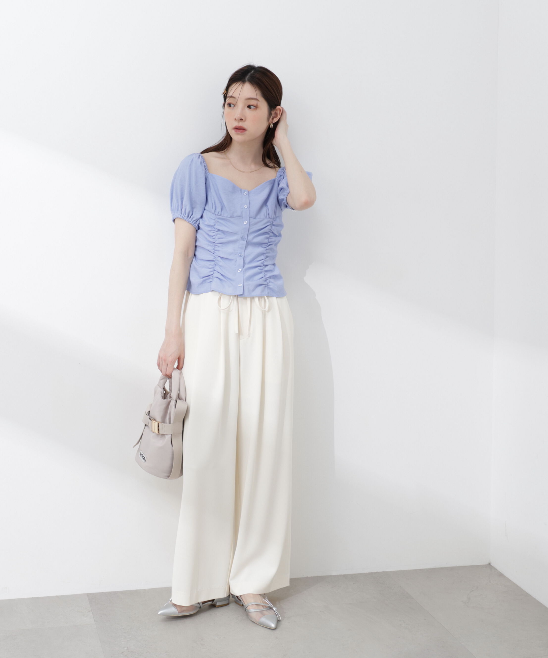 PROPORTION BODY DRESSING「〈a/mie〉イージーパンツ 26SS」|その他|ホワイト