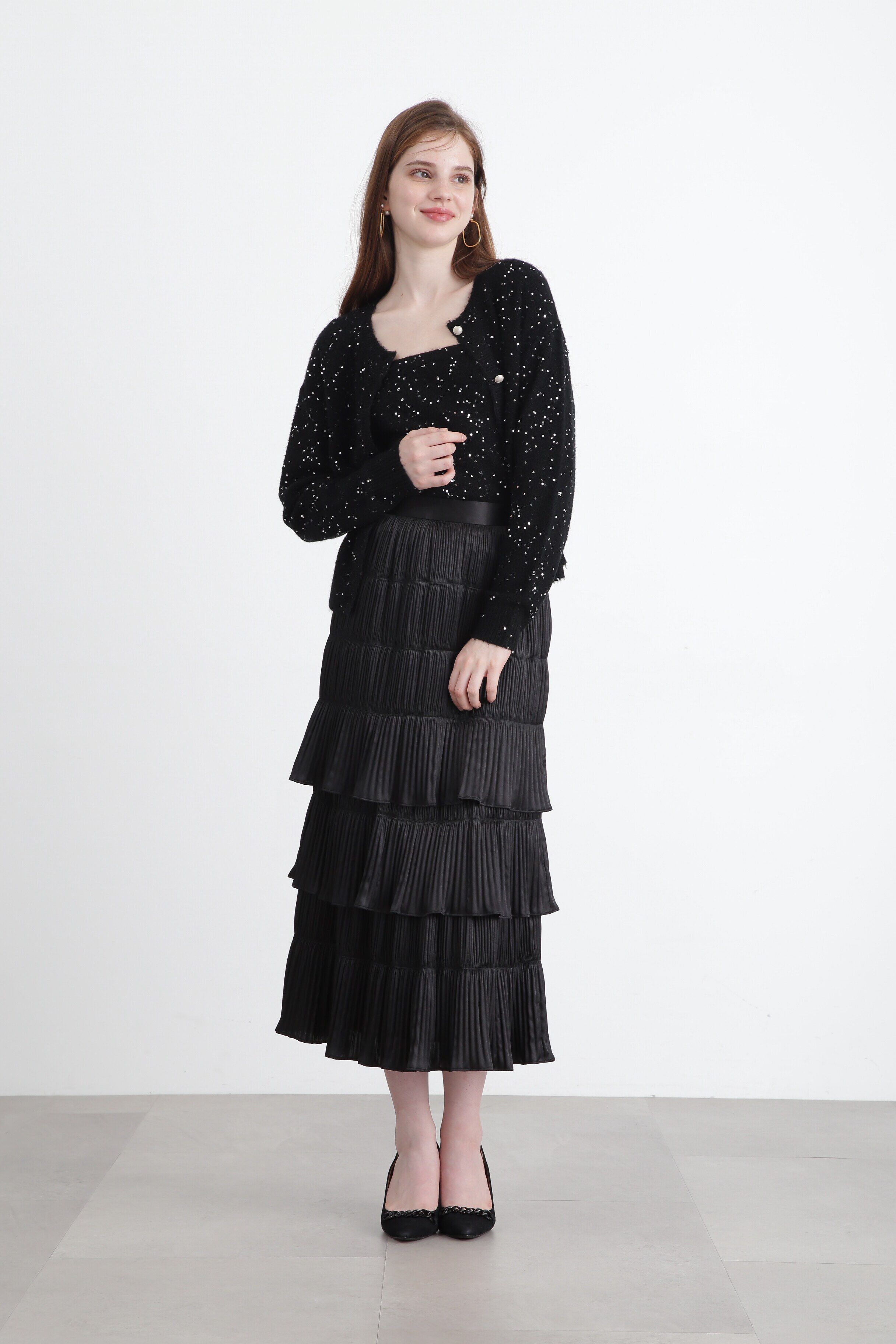  「◆スパンコールニットカーディガン」|その他|