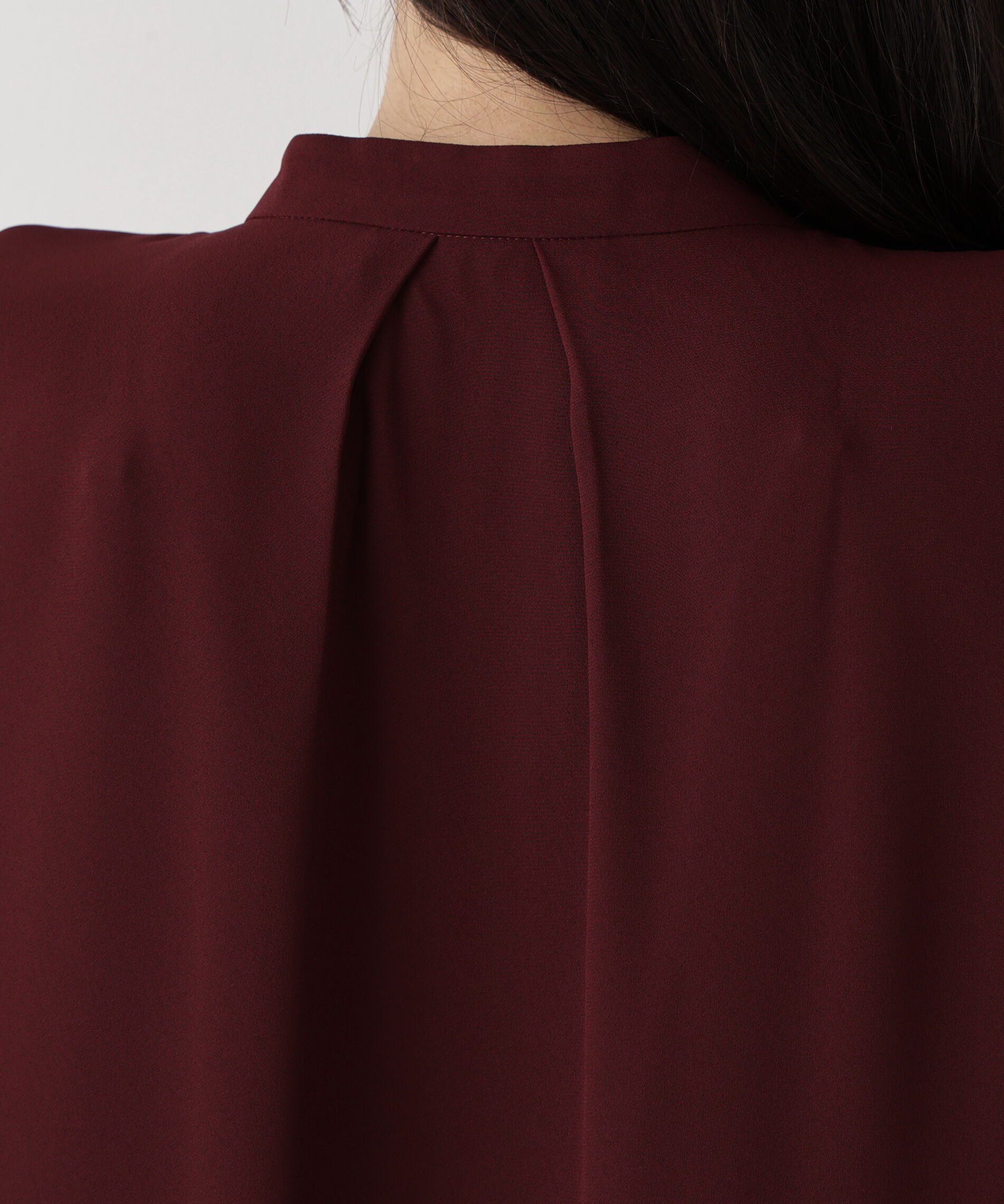  「◆フロントラッフルパール釦ブラウス」|シャツ・ブラウス|