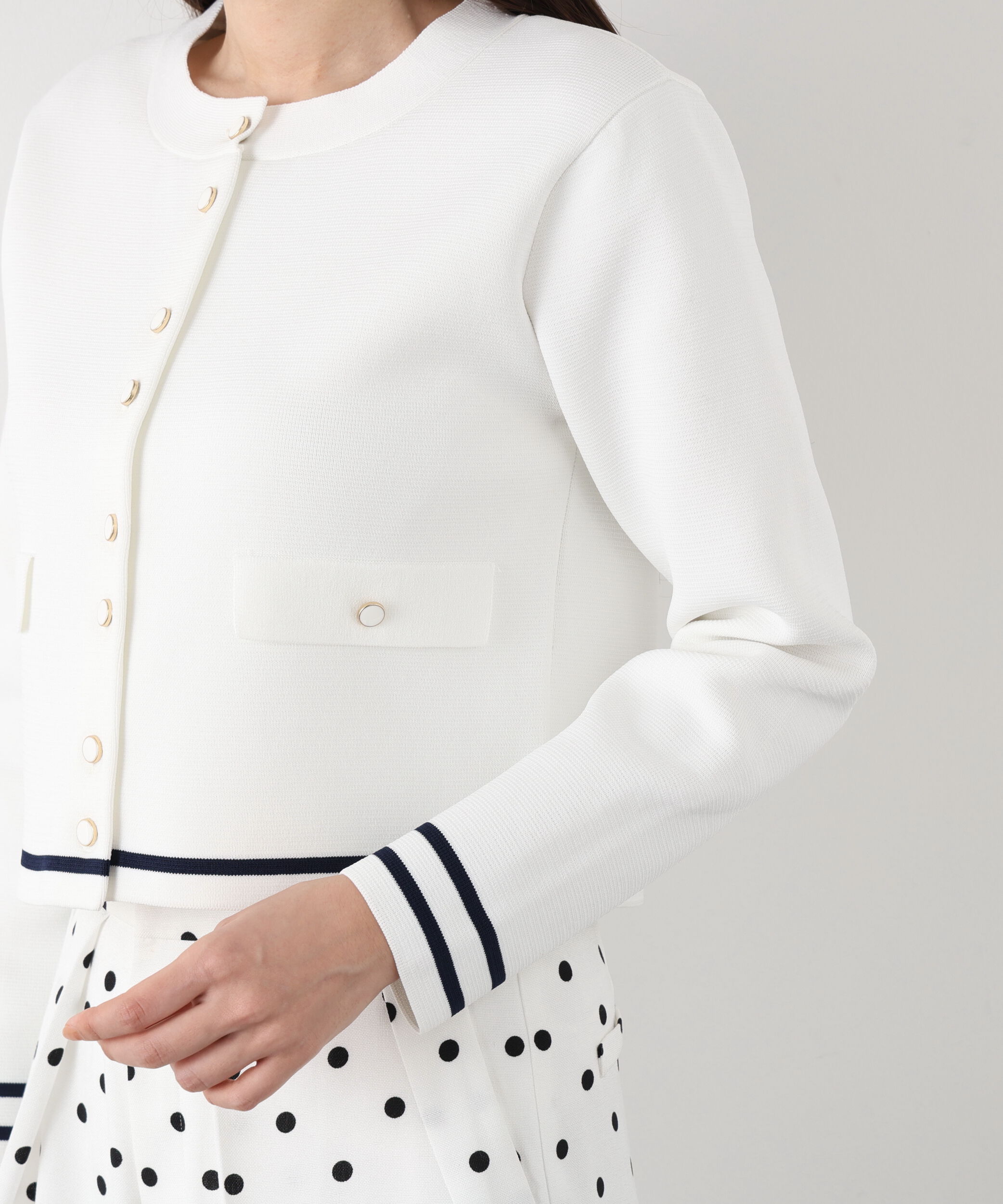  「ミラノリブマリンニットジャケット」|その他|