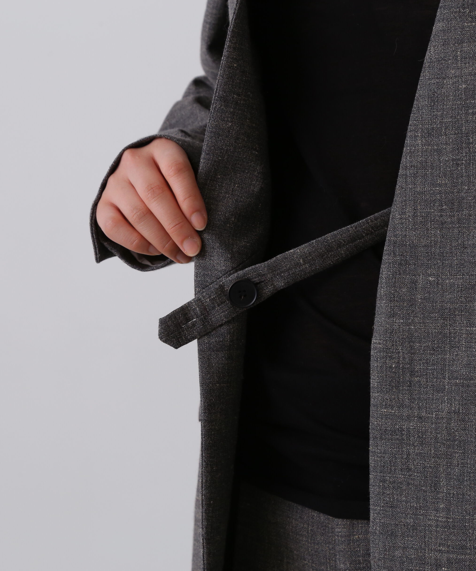 YLEVE 「YLEVE / WOOL LINEN COLLARLESS JACKET」|その他|