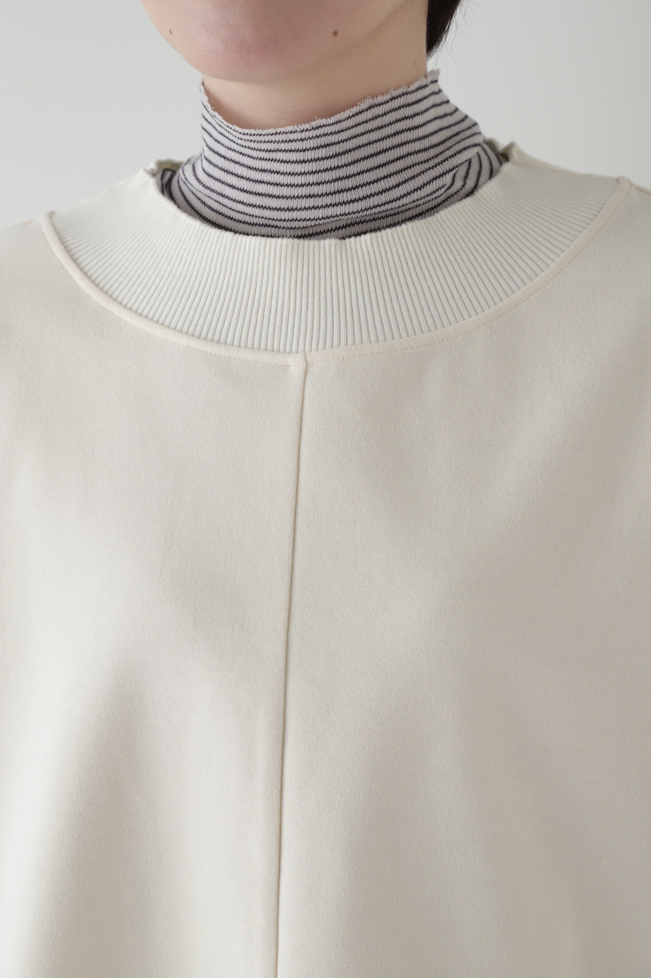  「◆ニードルパンチリブクルーネックプルオーバー」|Tシャツ・カットソー|