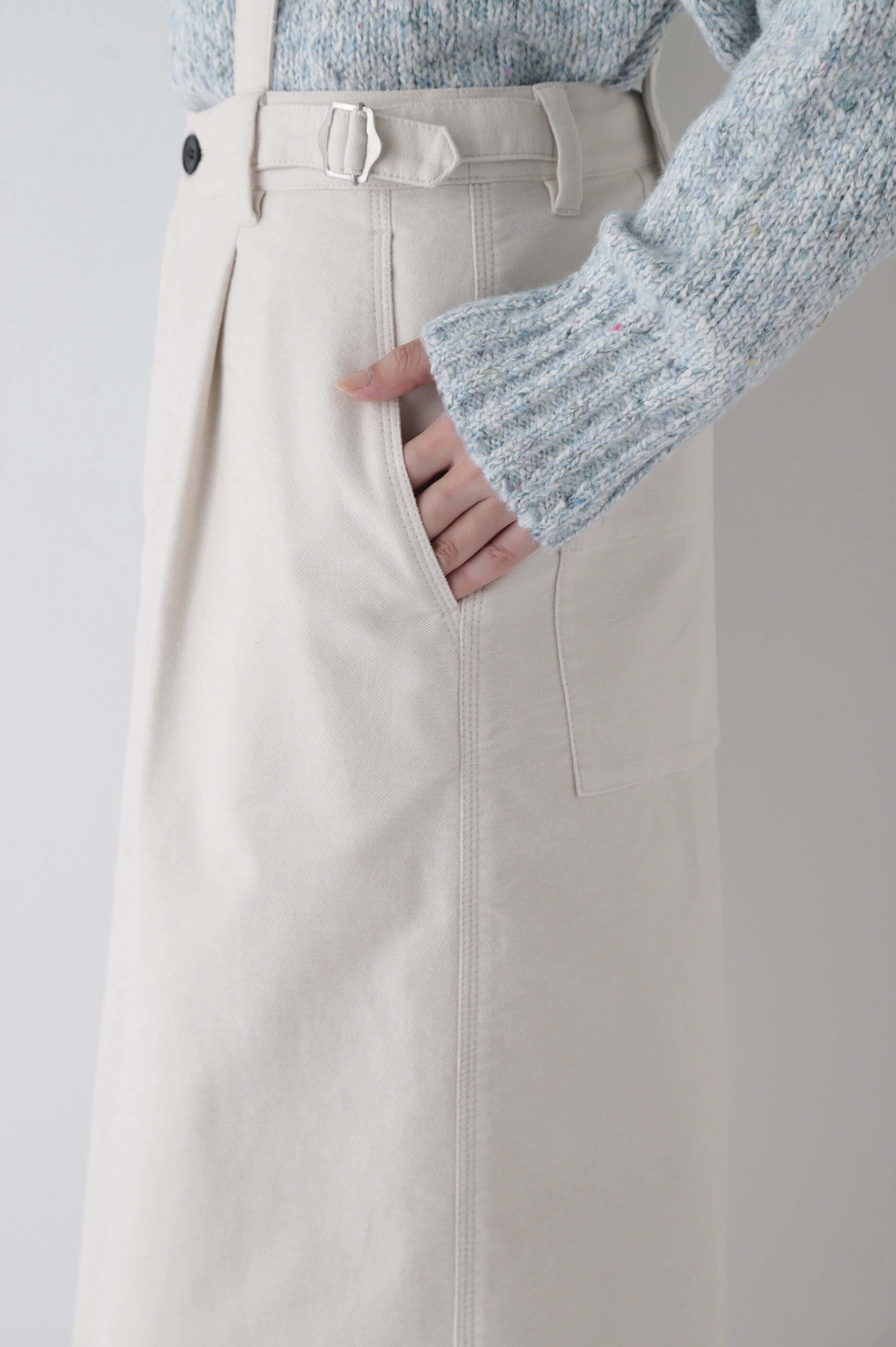  「◆ストレッチエアリードットコードサスペンダースカート」|スカート|