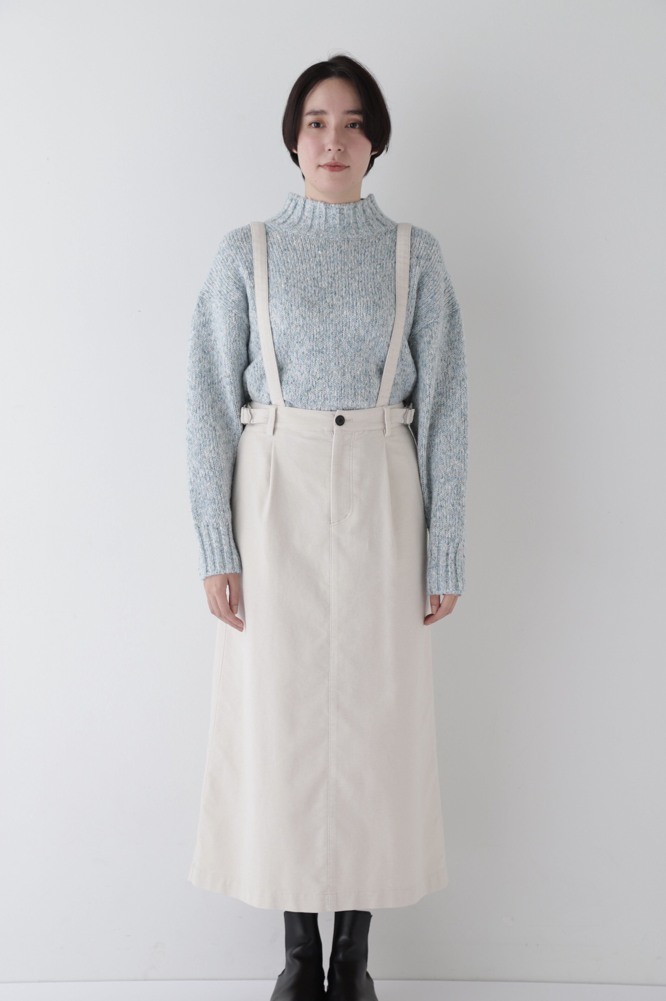  「◆ストレッチエアリードットコードサスペンダースカート」|スカート|