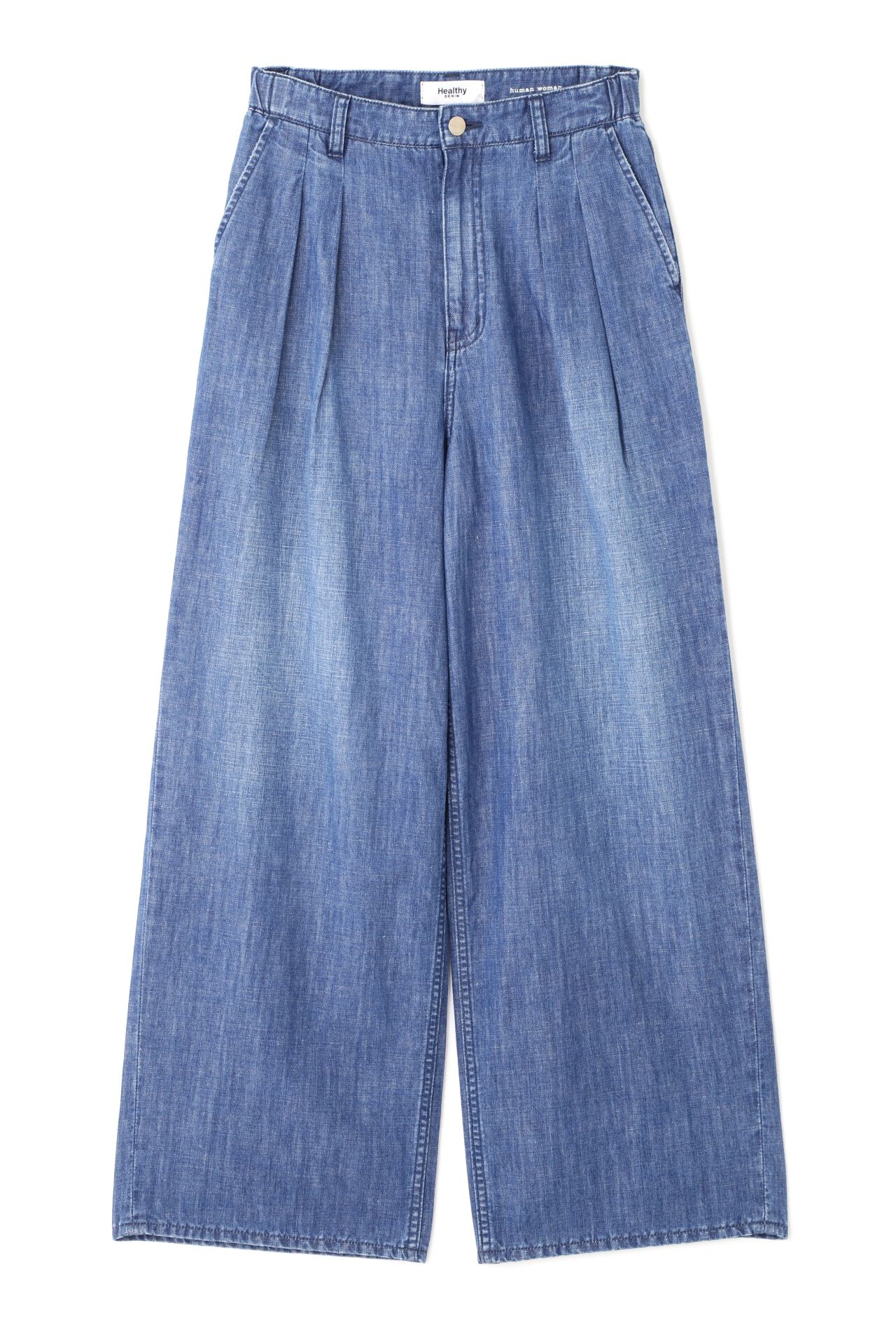  「◆タックワイドデニムパンツ」|その他|