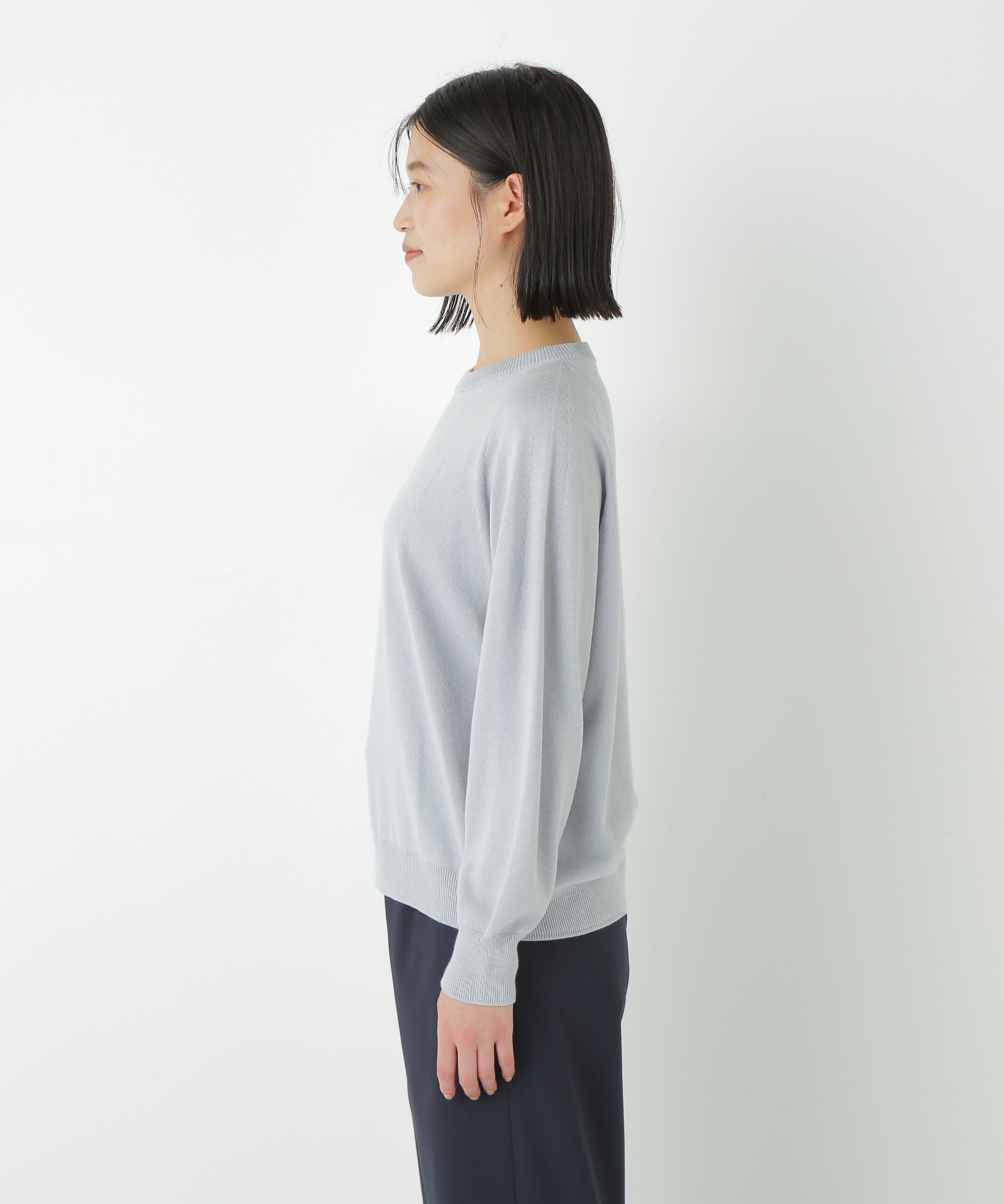  「◆コットンミックスドルマンプルオーバー」|ニット・セーター|