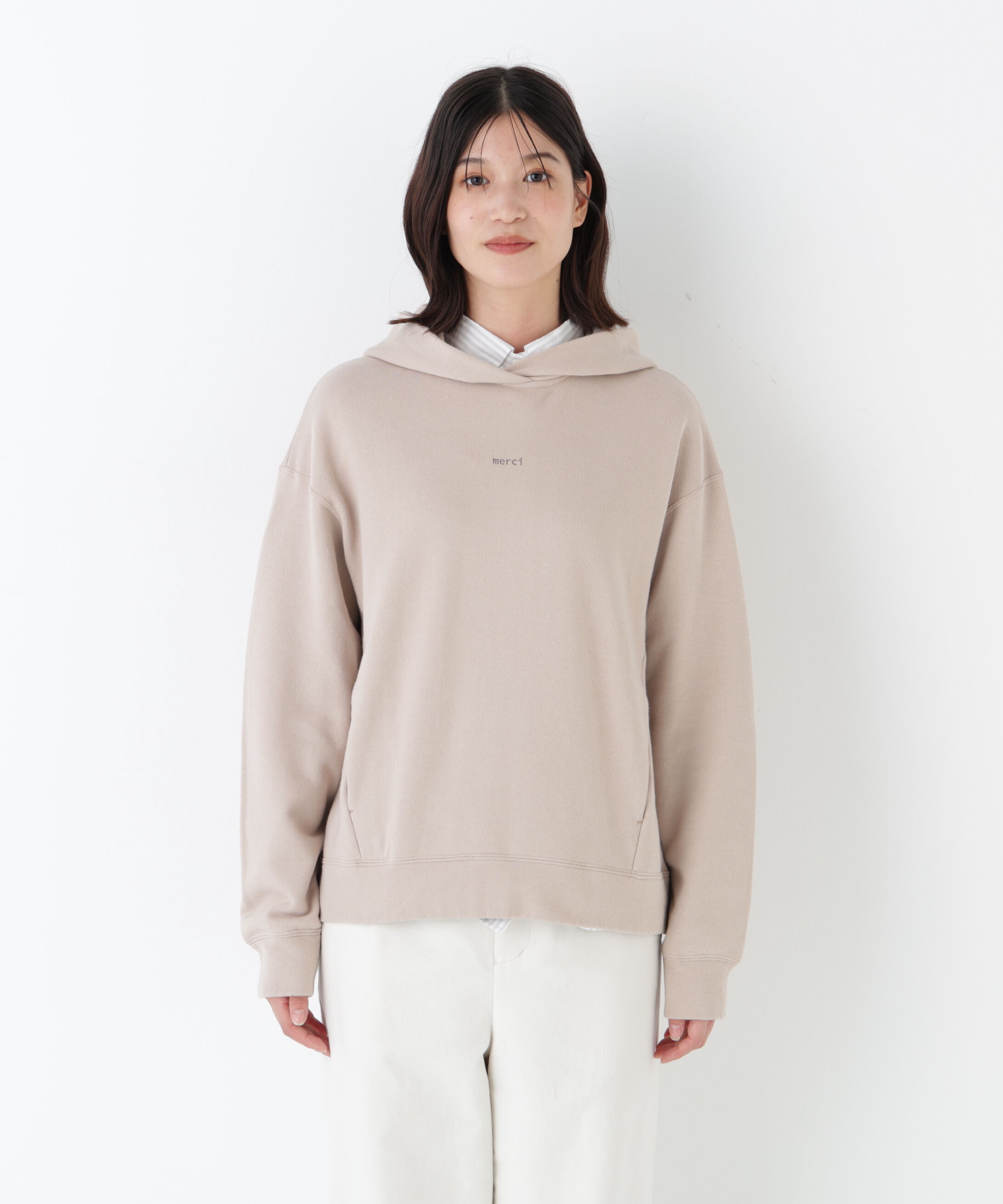  「裏毛ｍｅｒｃｉパーカー」|Tシャツ・カットソー|