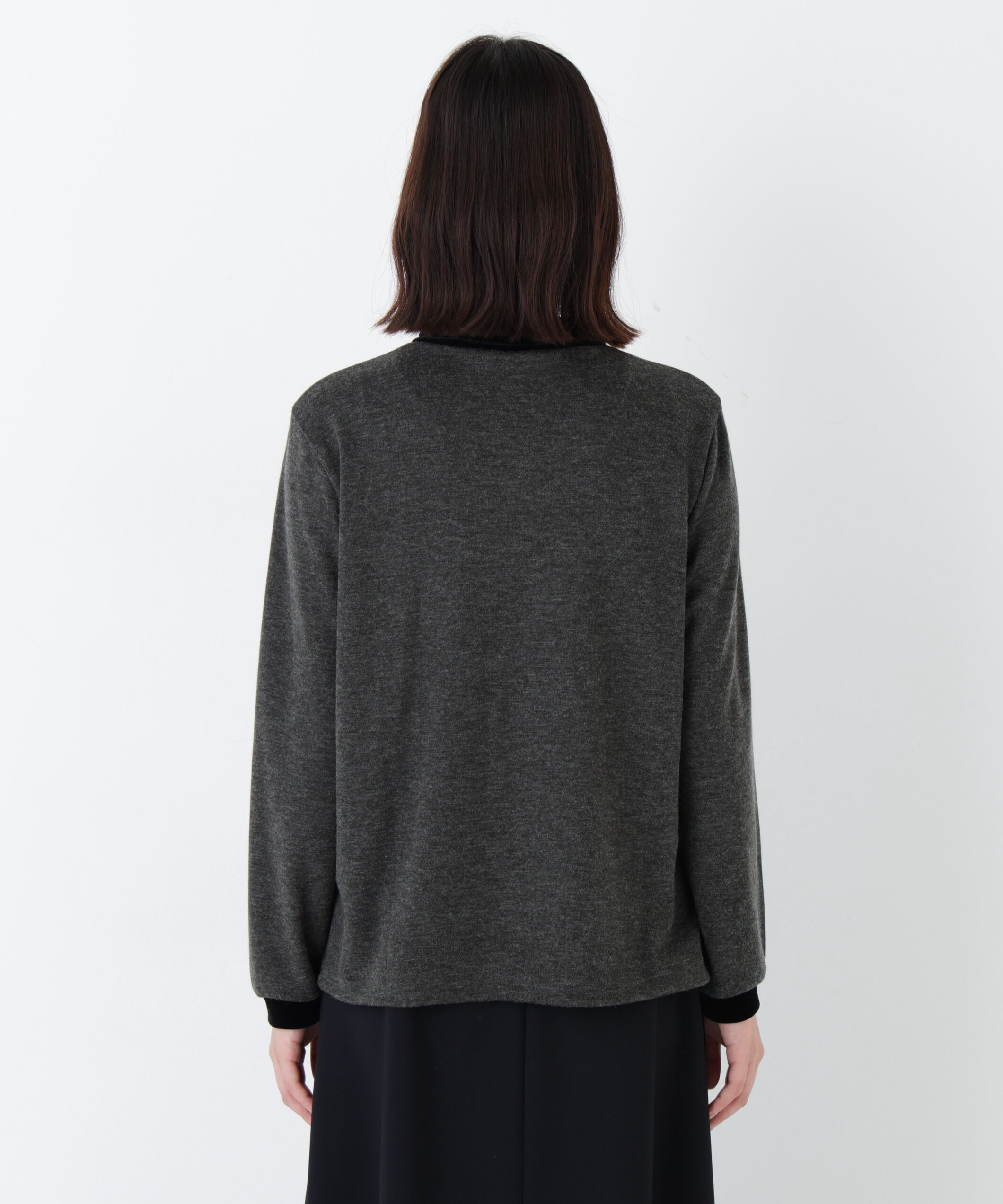  「◆ベロアドッキングプルオーバー」|Tシャツ・カットソー|