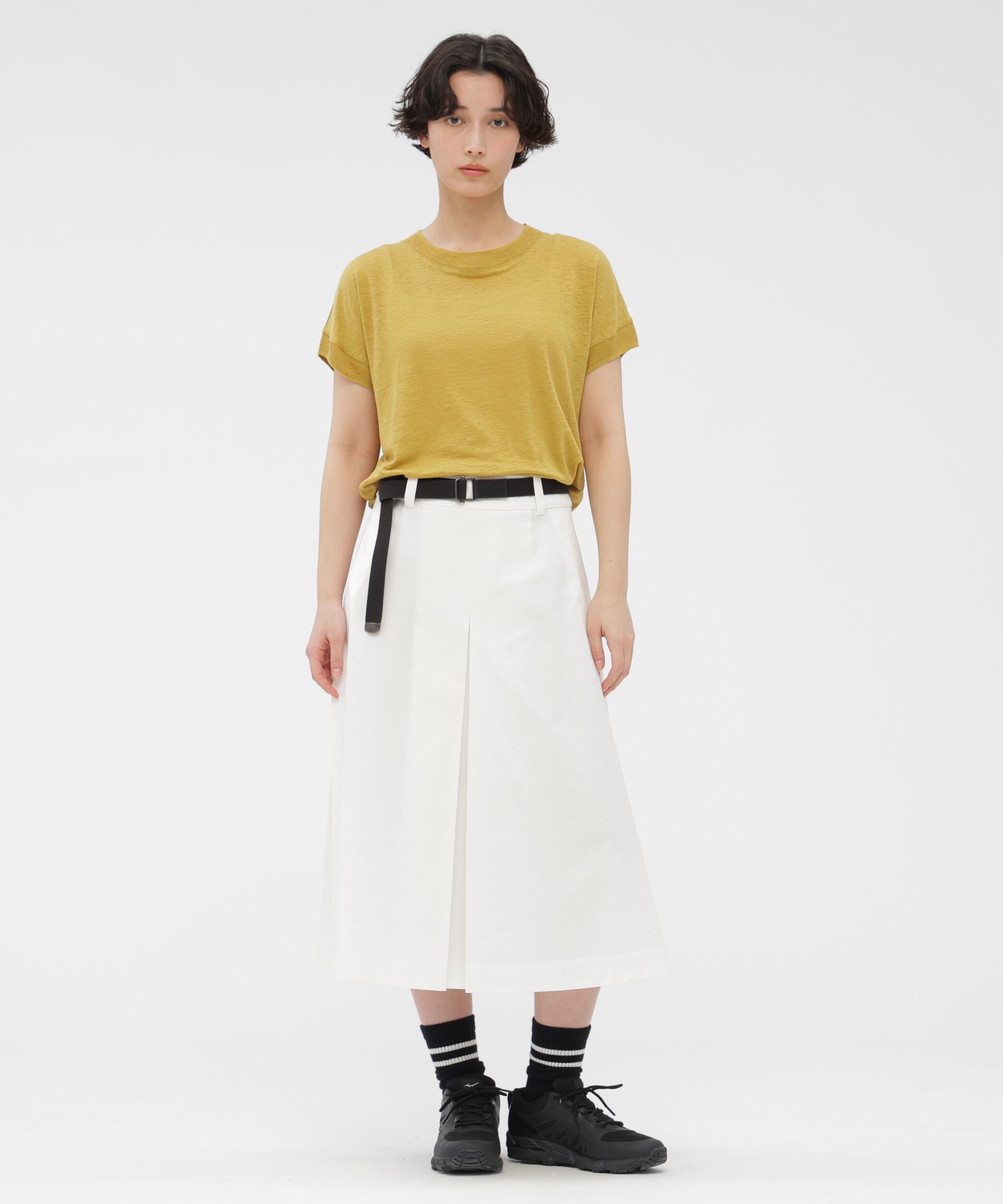  「STIFF COTTON TWILL SKIRT」|スカート|
