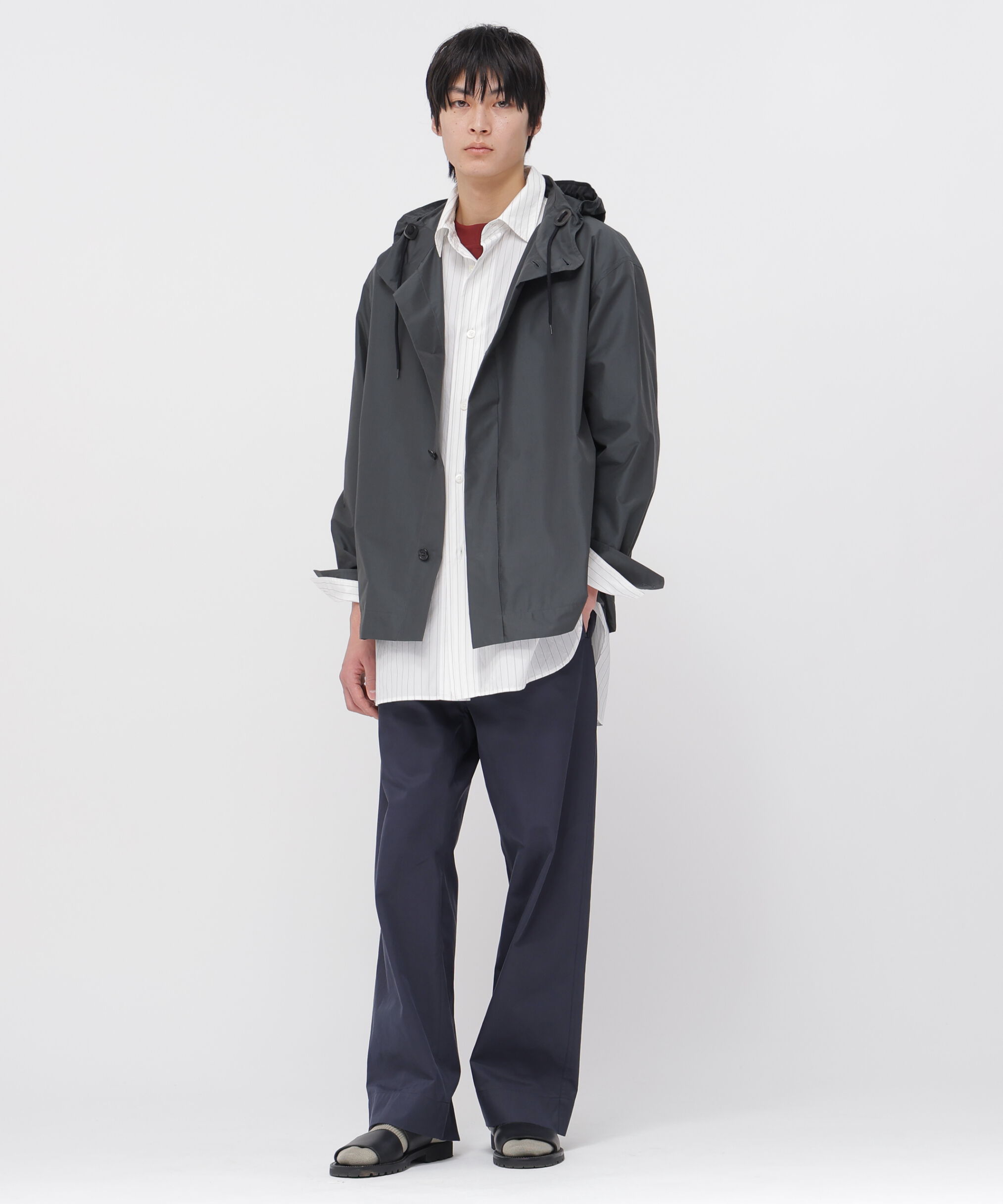 MARGARET HOWELL「COTTON NYLON PLAINWEAVE BLOUSON」|ブルゾン・スタジャン|