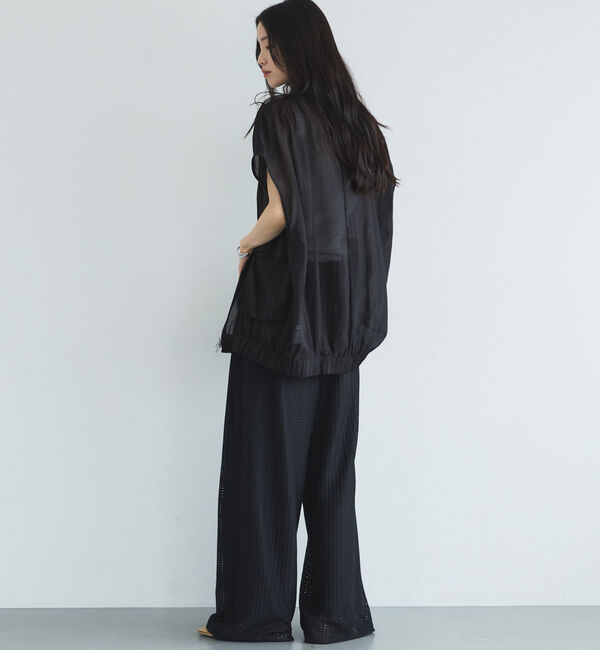 Doux archives「フレンチスリーブジップシアージャケット」|テーラードジャケット|