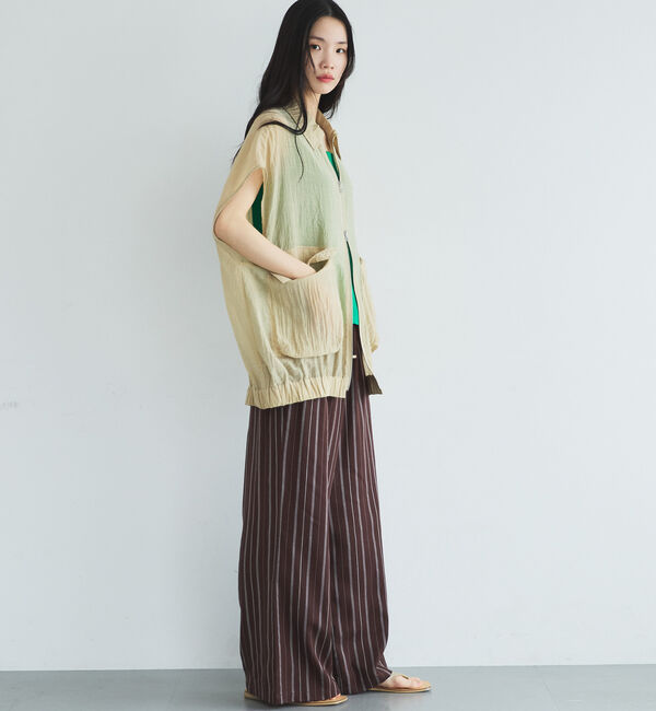 Doux archives「フレンチスリーブジップシアージャケット」|テーラードジャケット|