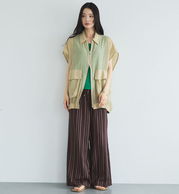 Doux archives「フレンチスリーブジップシアージャケット」|テーラードジャケット|