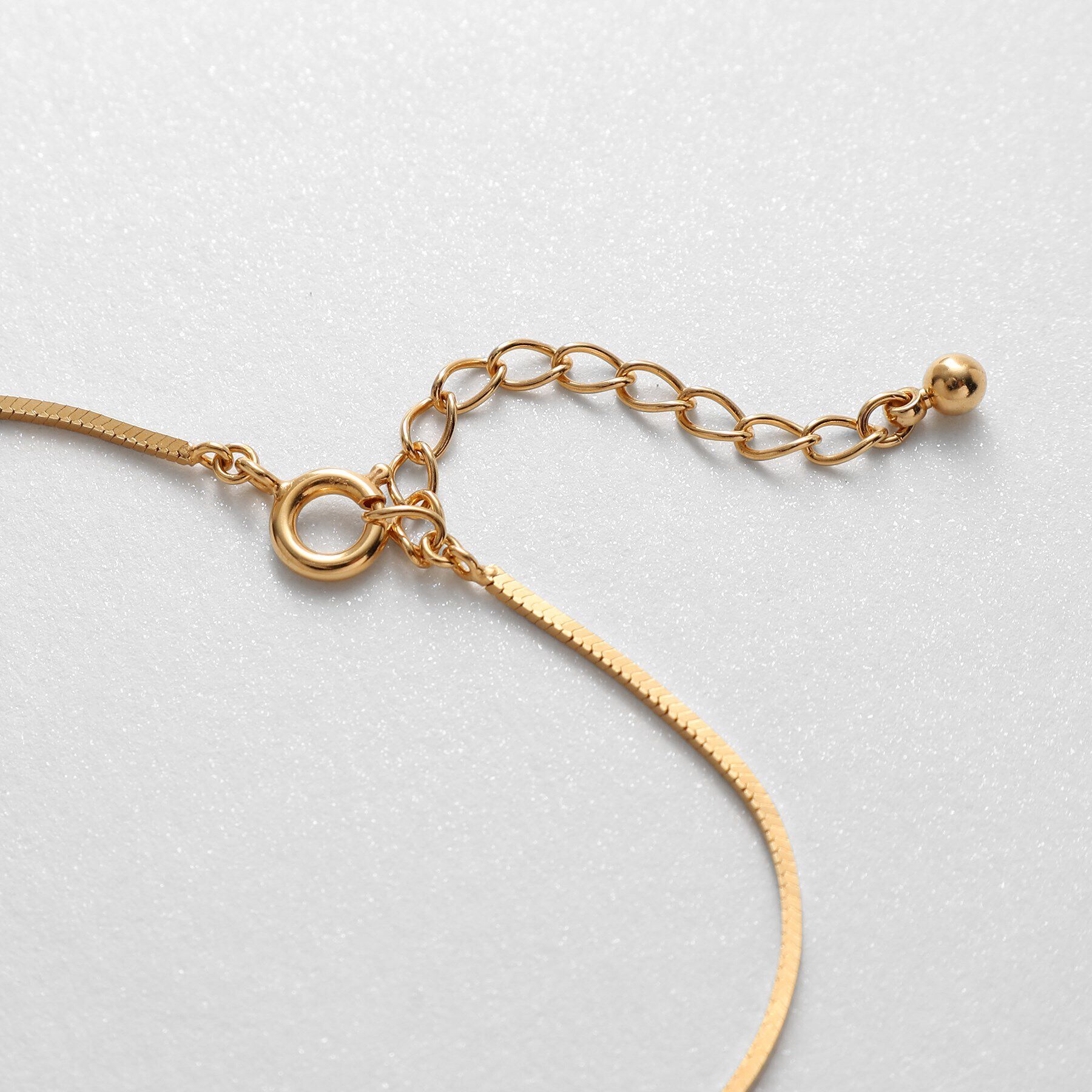 COCOSHNIK ONKITSCH「シルバー デザインチェーン コンパクトブレスレット GP」|ブレスレット・バングル|