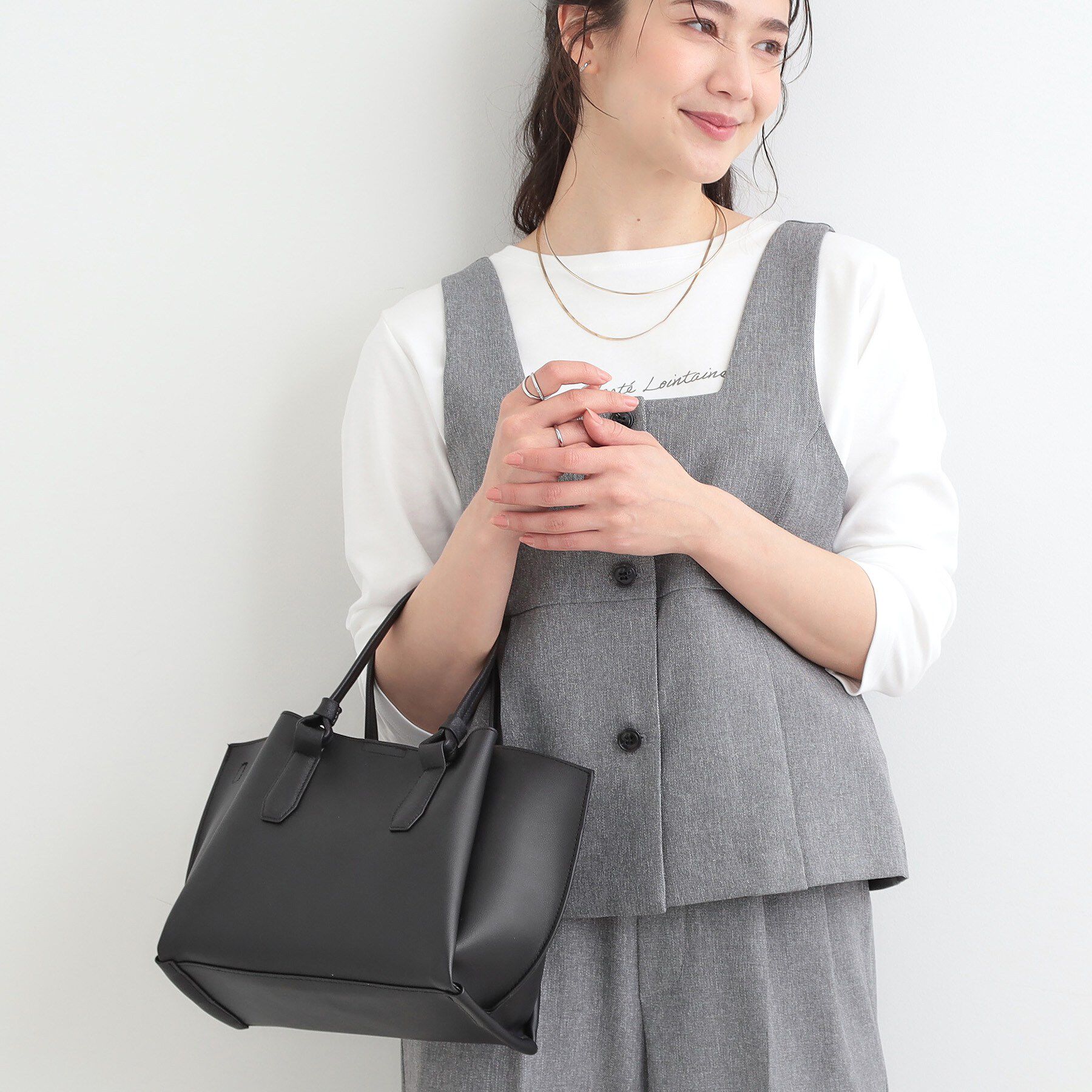 SHOO･LA･RUE「ハンドルカクシボトートバッグ」|トートバッグ|