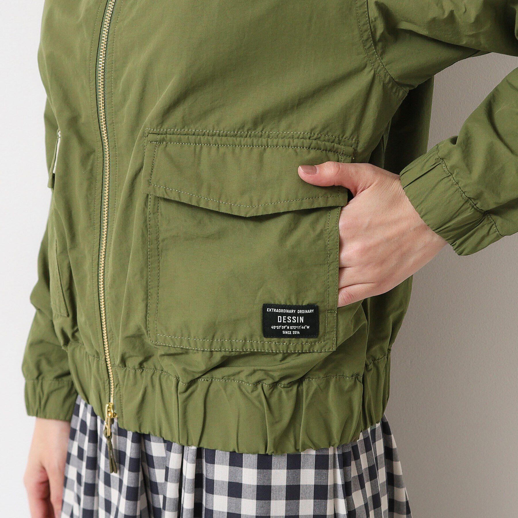 Dessin「【ユニセックス】リブブルゾン」|ブルゾン・スタジャン|