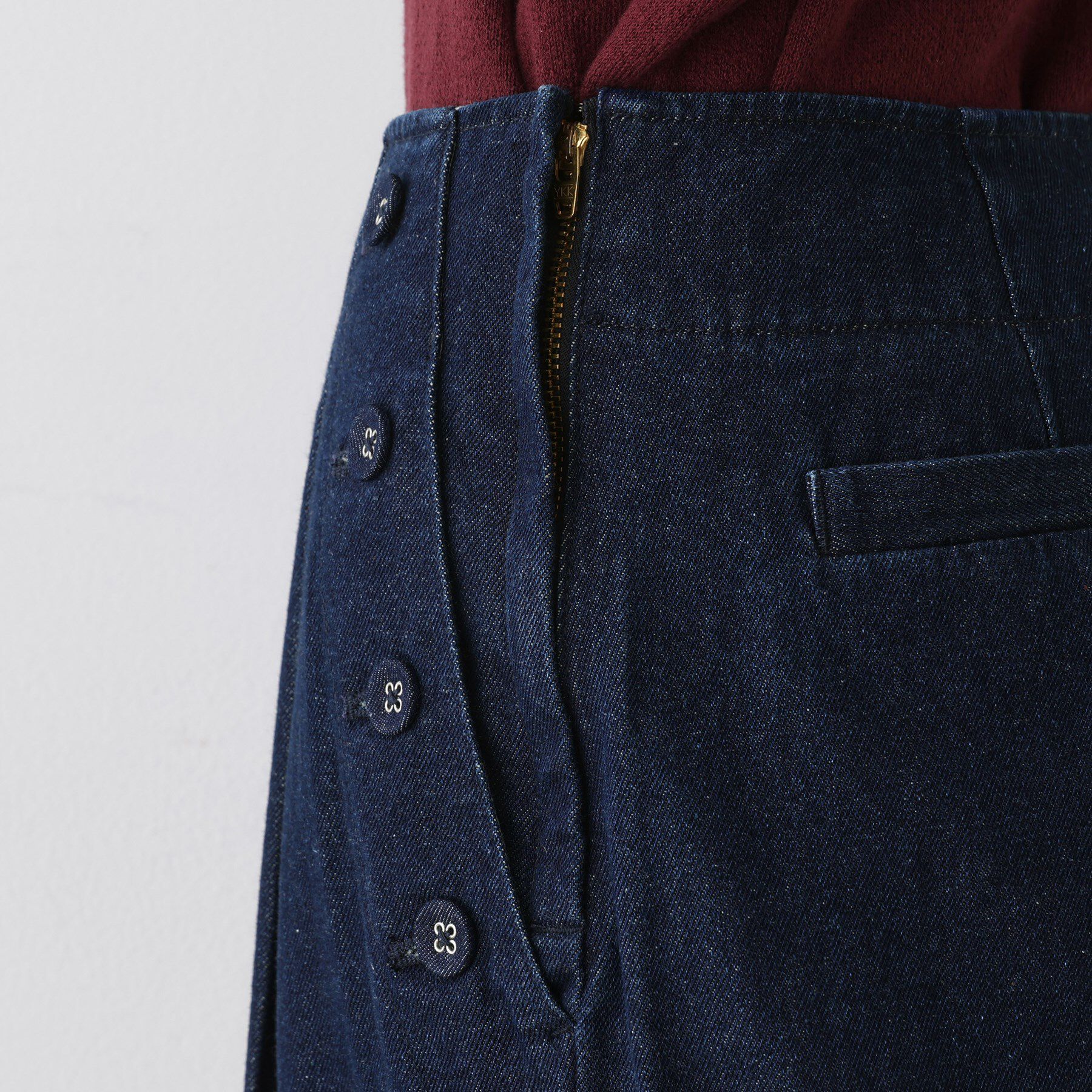 Dessin「【洗える】マリンデニムパンツ」|デニム|