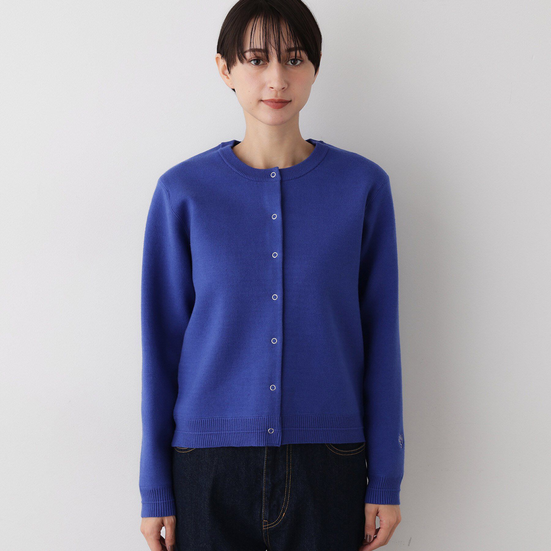 Dessin「【洗える】クルーネックカーディガン」|ニット・セーター|