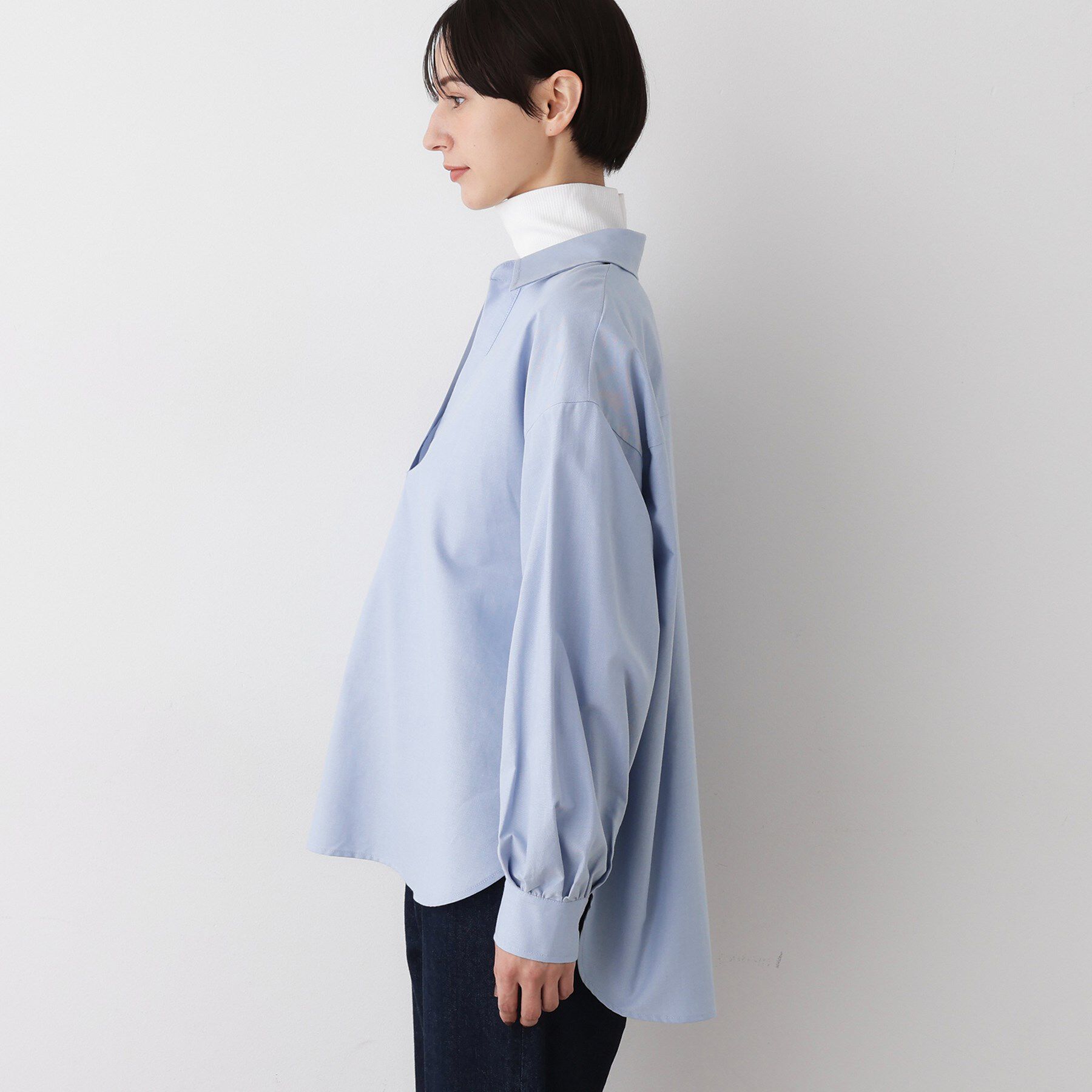 Dessin「【洗える】オックススキッパーシャツ」|シャツ・ブラウス|