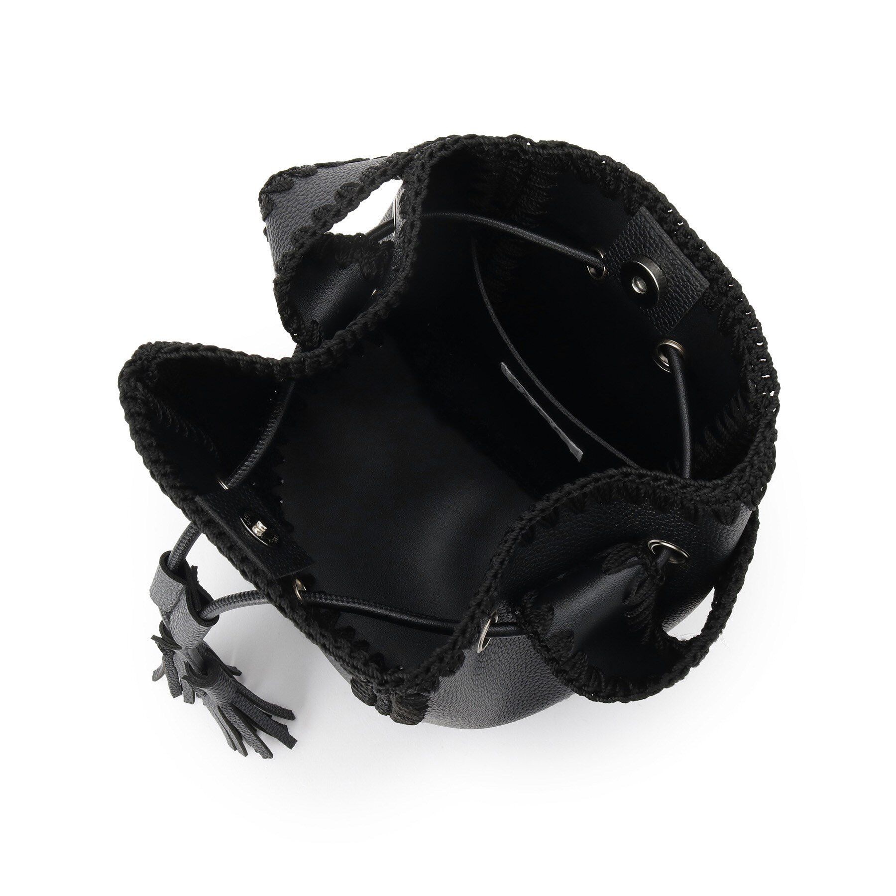 Dessin「かがりステッチ巾着バッグ」|ショルダー・メッセンジャー|