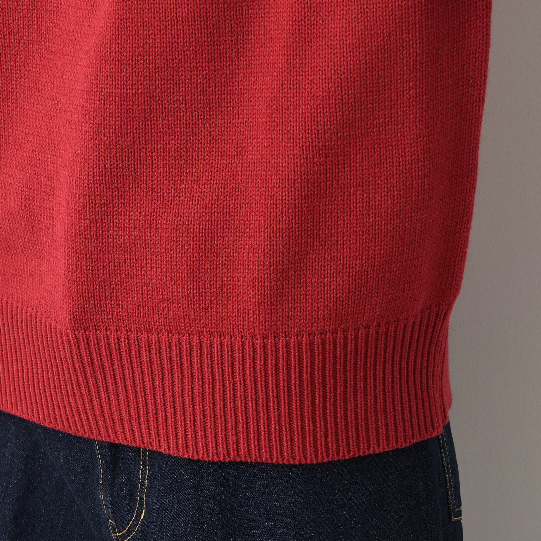 Dessin「【着映え/洗える】求心ケーブル編みハイネックニット」|ニット・セーター|