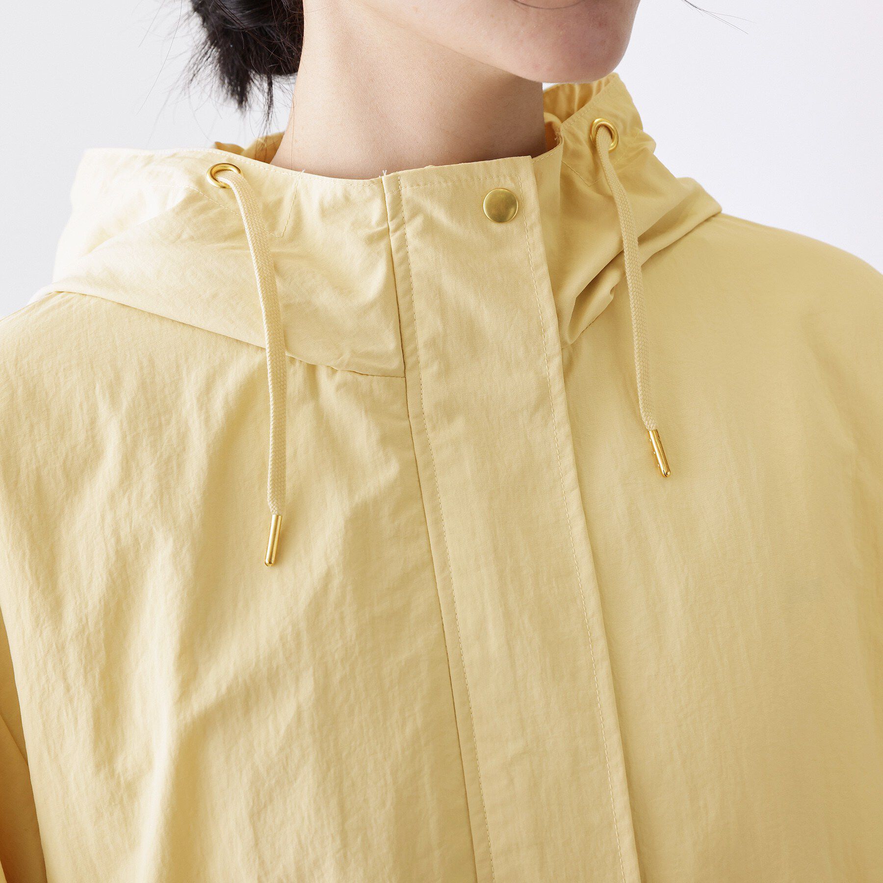 Dessin「【撥水・洗える】フーデッドライトブルゾン」|ブルゾン・スタジャン|