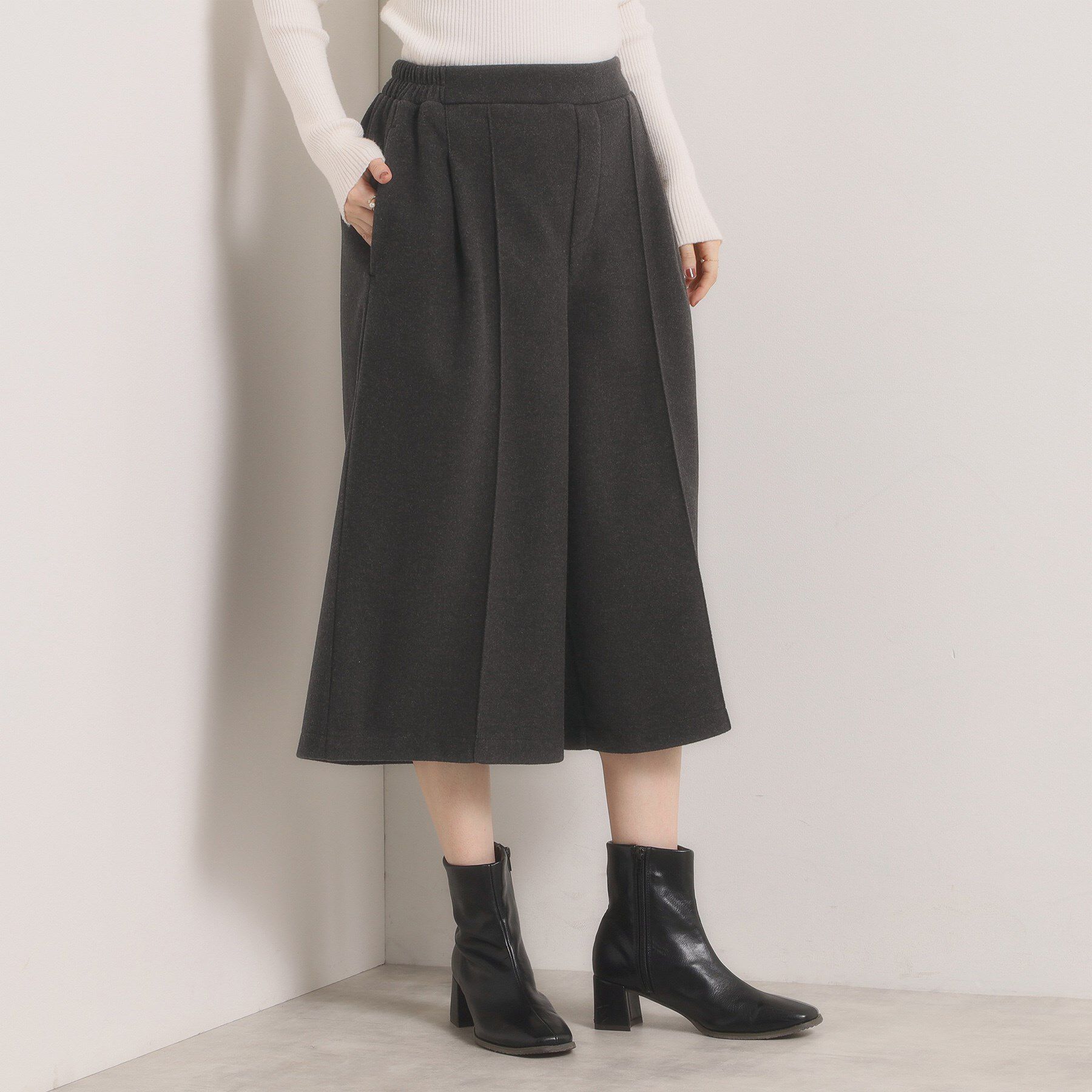 ITS&rsquo;DEMO「【洗濯機OK】カットメルトンキュロット」|その他|