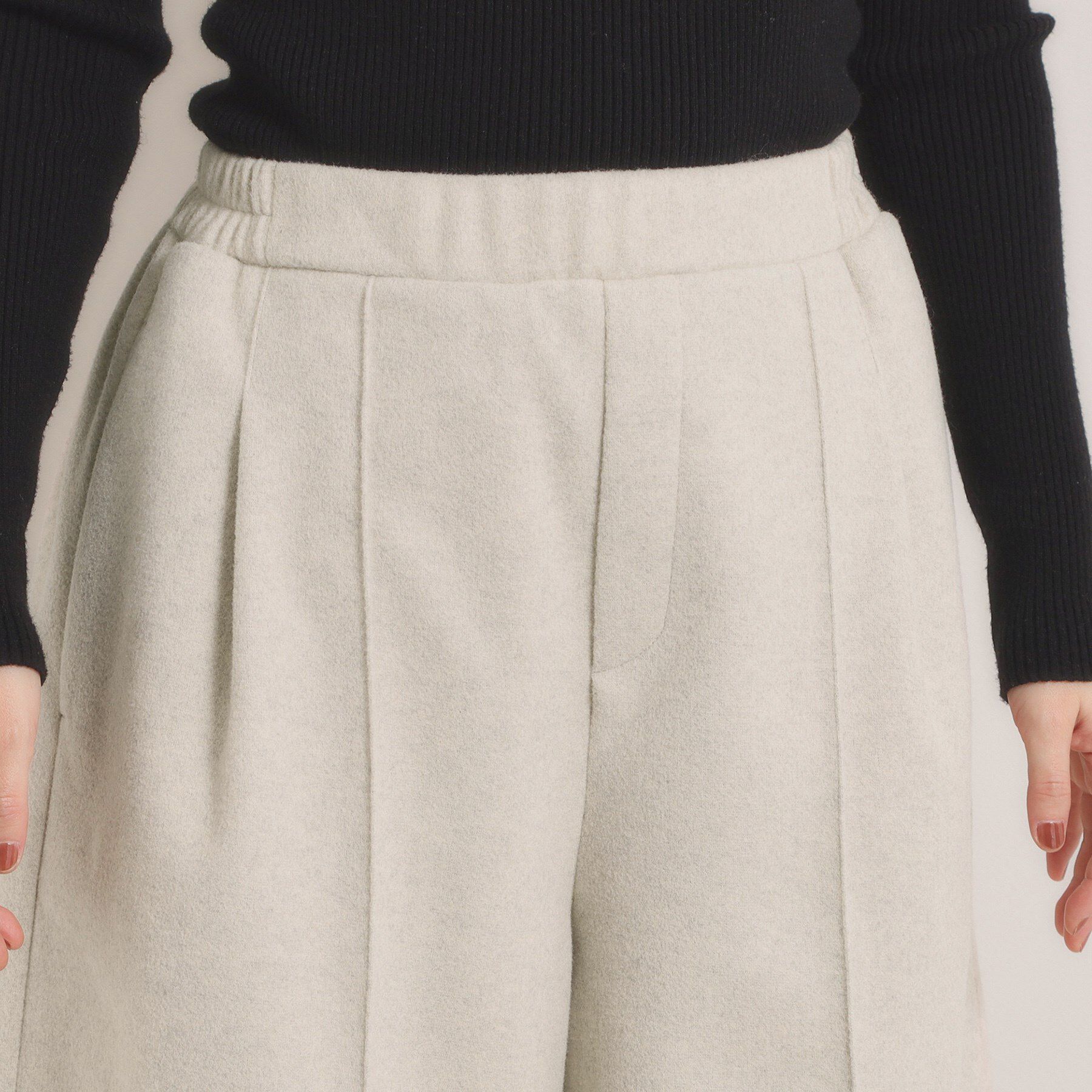 ITS&rsquo;DEMO「【洗濯機OK】カットメルトンキュロット」|その他|