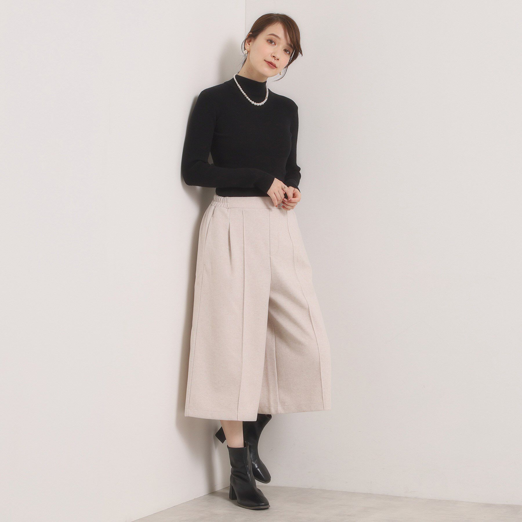 ITS&rsquo;DEMO「【洗濯機OK】カットメルトンキュロット」|その他|