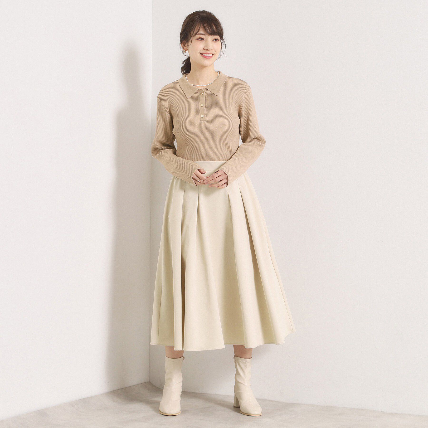 ITS&rsquo;DEMO「【手洗い可】ドッキングワンピース」|ワンピース|