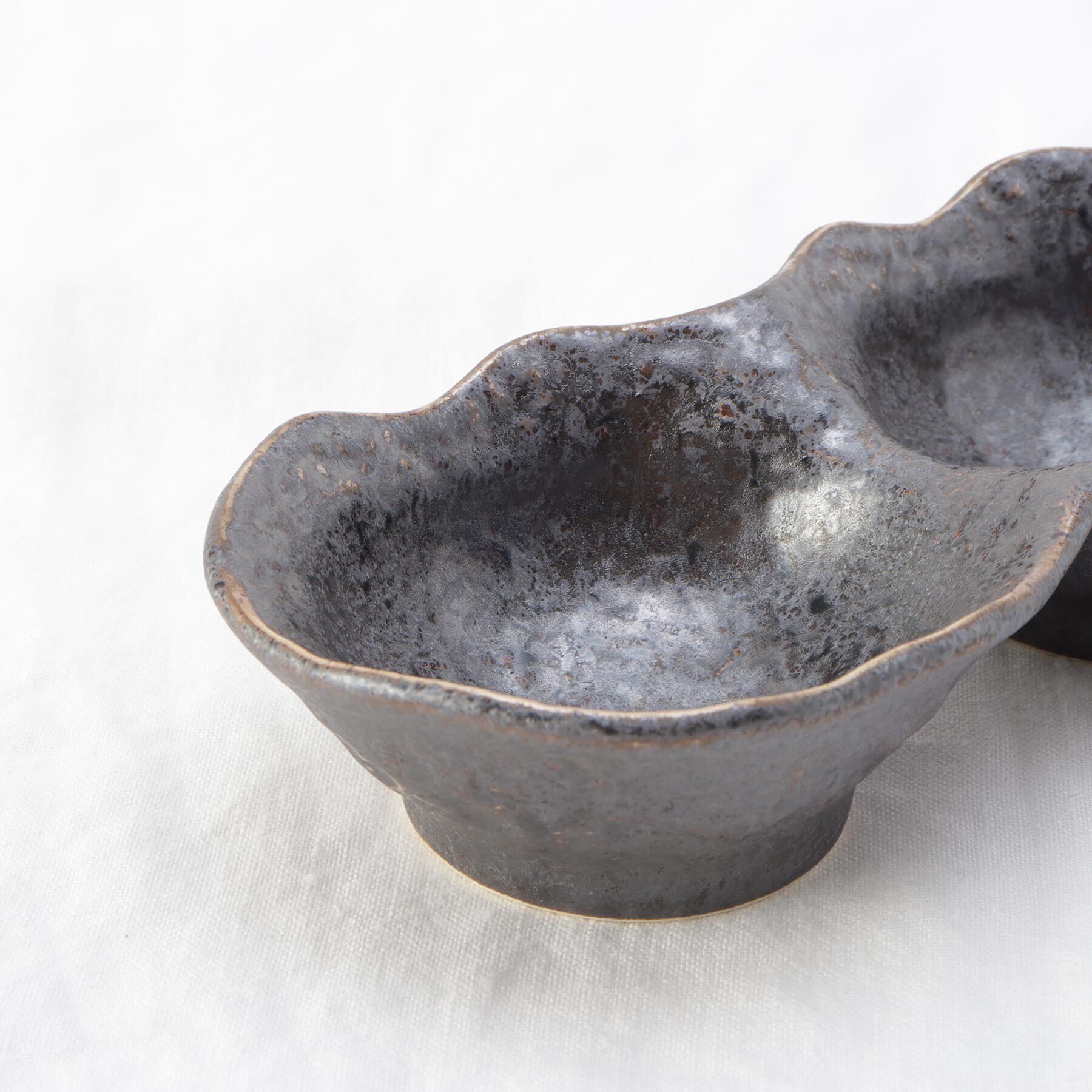 212 KITCHEN STORE「饗の器 3つ仕切り皿 深 BK」|食器・キッチングッズ|