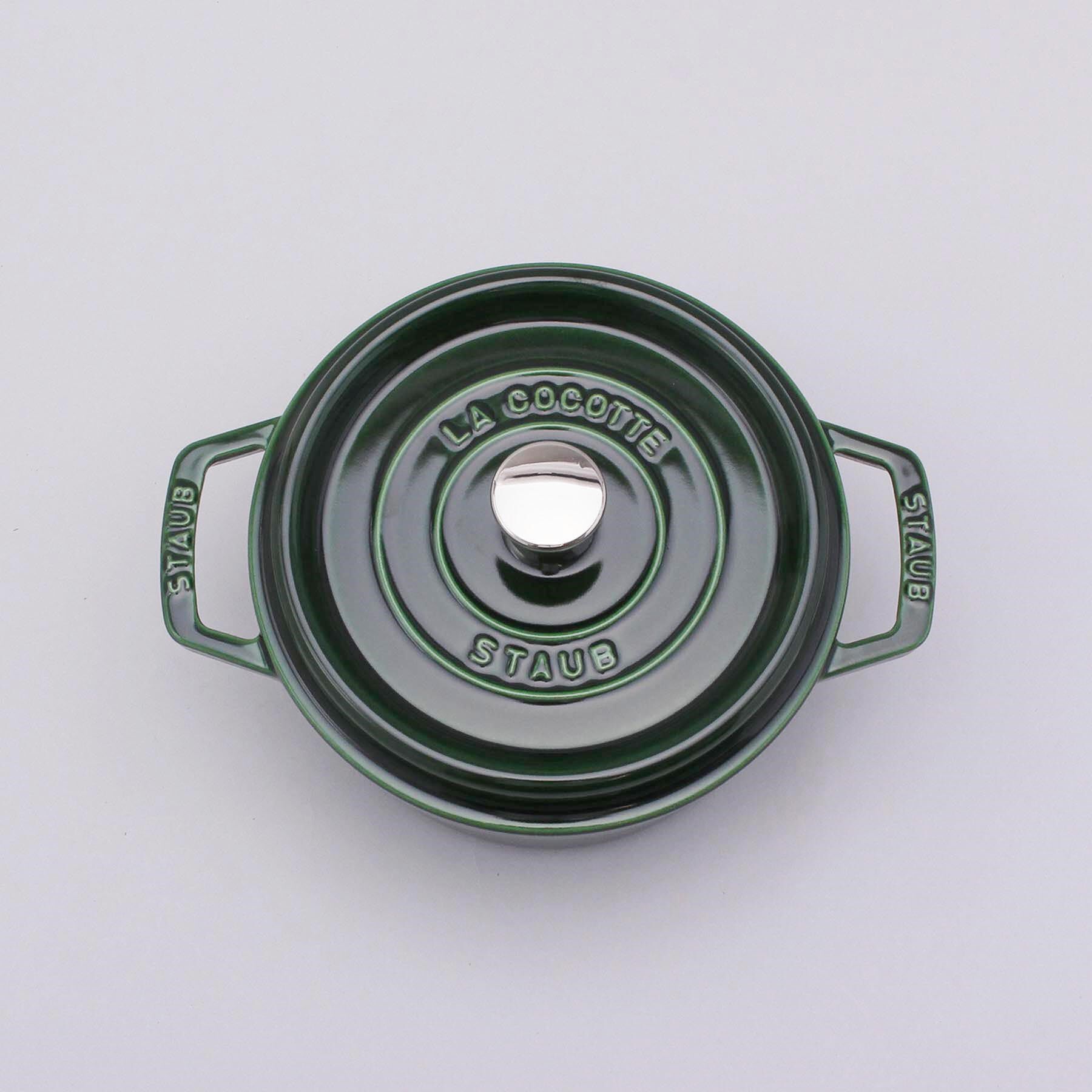 212 KITCHEN STORE「ピコ・ココット ラウンド 20cm バジルグリーン ＜staub ストウブ＞」|食器・キッチングッズ|