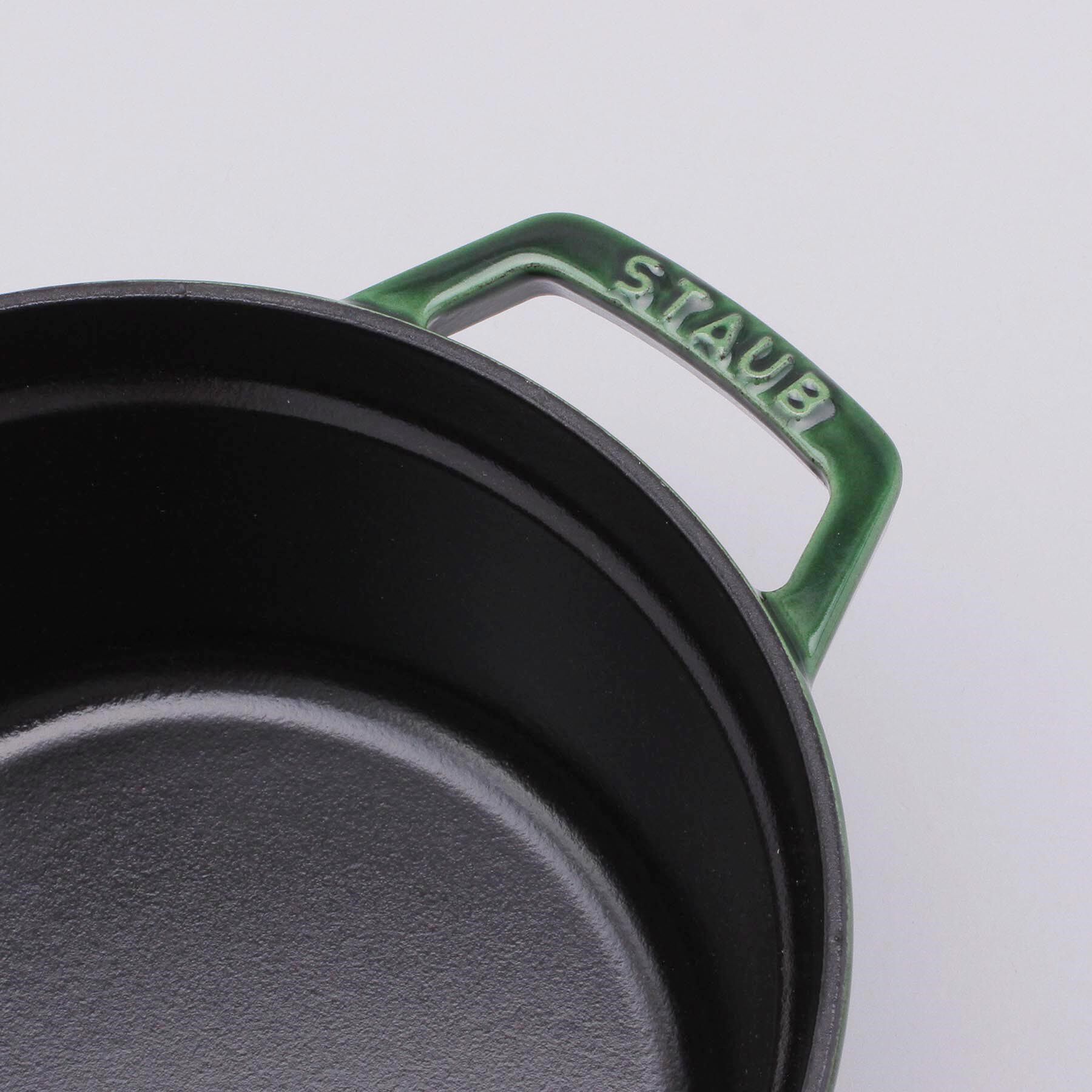 212 KITCHEN STORE「ピコ・ココット ラウンド 20cm バジルグリーン ＜staub ストウブ＞」|食器・キッチングッズ|