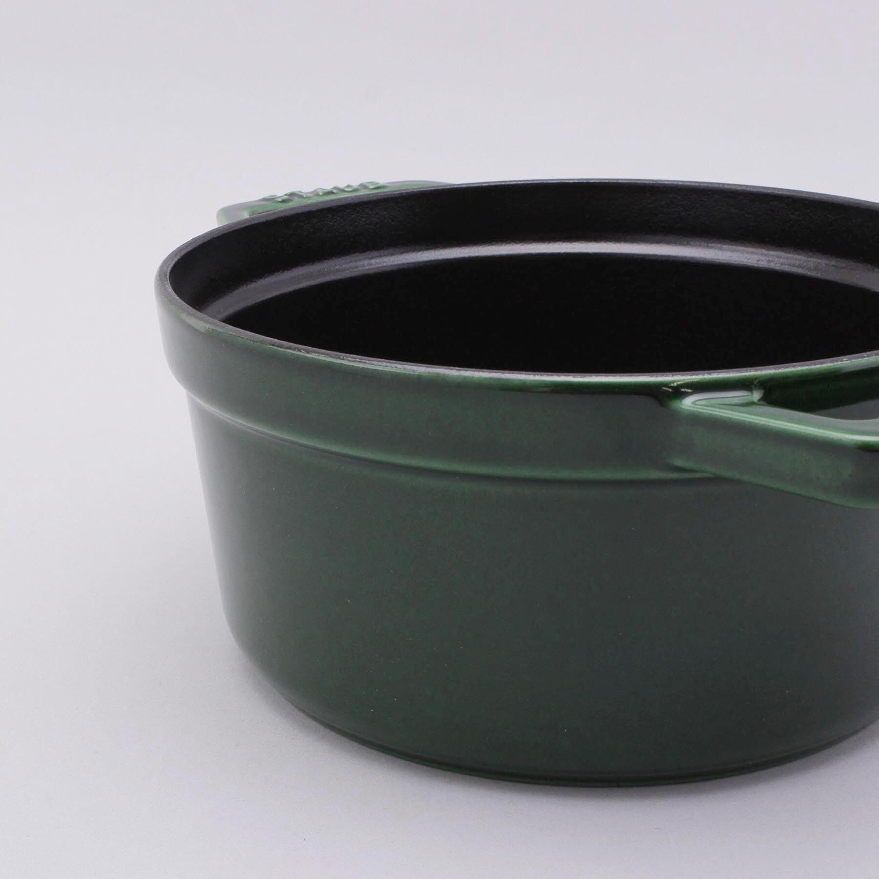 212 KITCHEN STORE「ピコ・ココット ラウンド 20cm バジルグリーン ＜staub ストウブ＞」|食器・キッチングッズ|