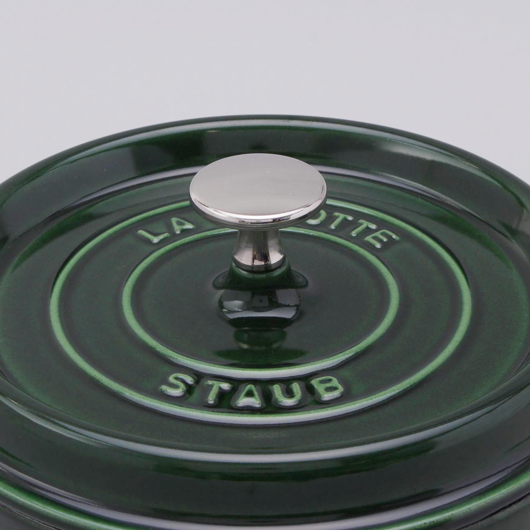 212 KITCHEN STORE「ピコ・ココット ラウンド 20cm バジルグリーン ＜staub ストウブ＞」|食器・キッチングッズ|