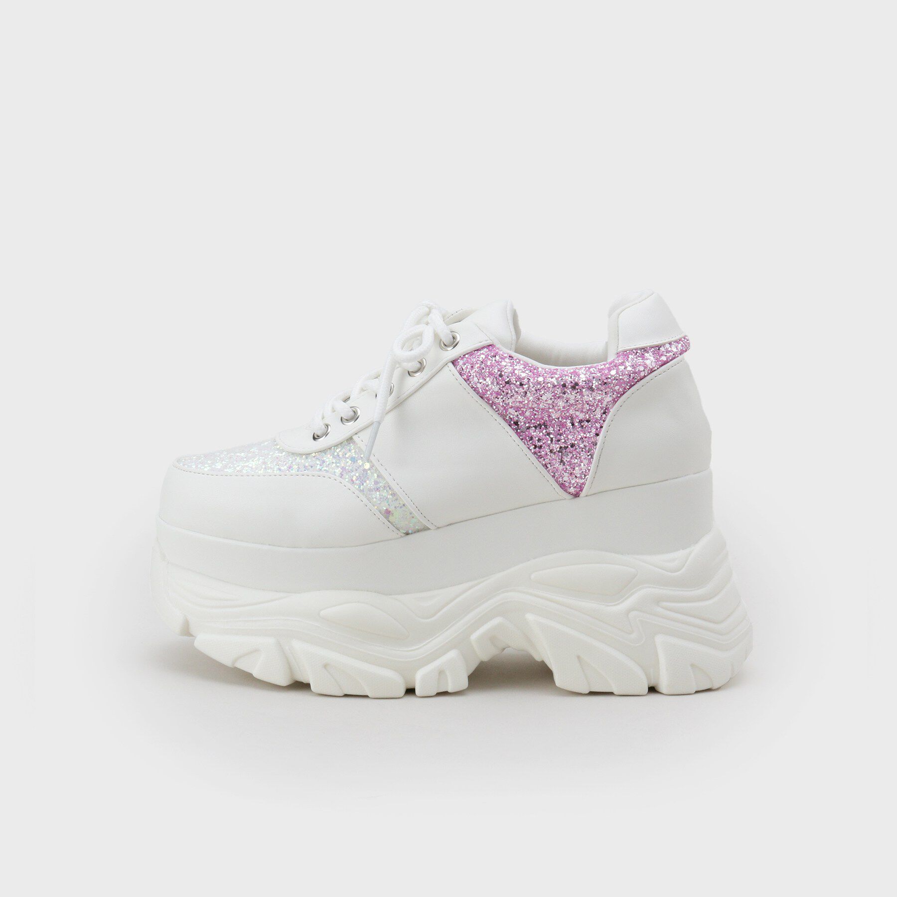 csT&P「グリッター厚底スニーカー」|スニーカー|