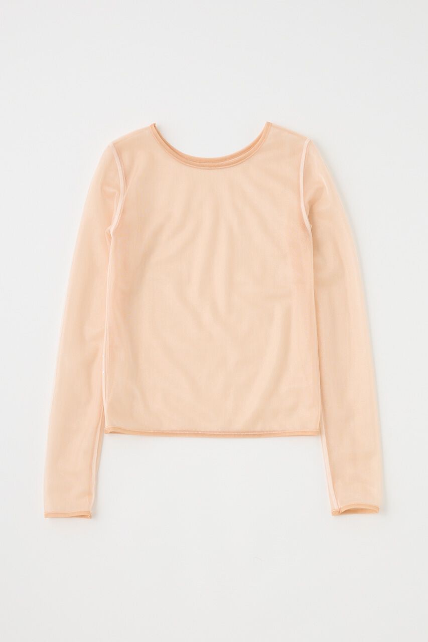 MOUSSY「REVERSIBLE GLITTER SHEER トップス」|Tシャツ・カットソー|