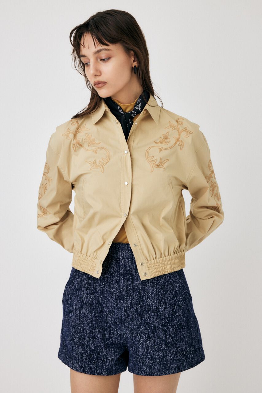 MOUSSY「WESTERN SHIRT ブルゾン」|シャツ・ブラウス|