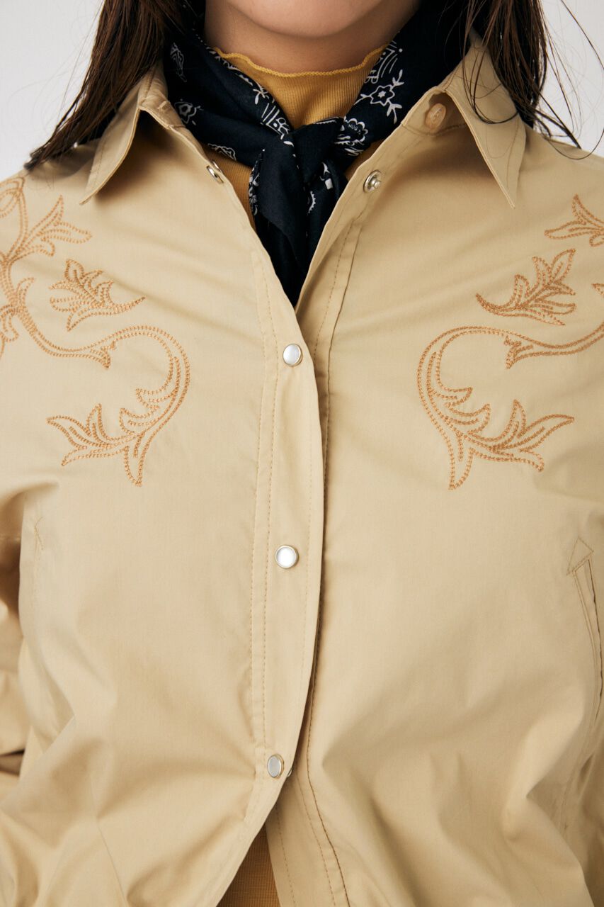 MOUSSY「WESTERN SHIRT ブルゾン」|シャツ・ブラウス|