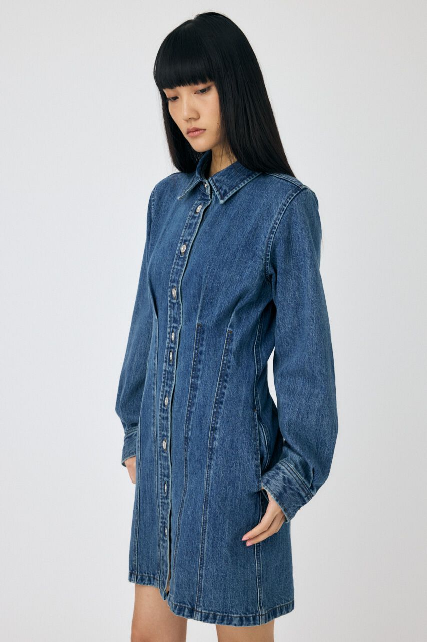 MOUSSY「WAIST TUCK ミニドレス」|ワンピース|